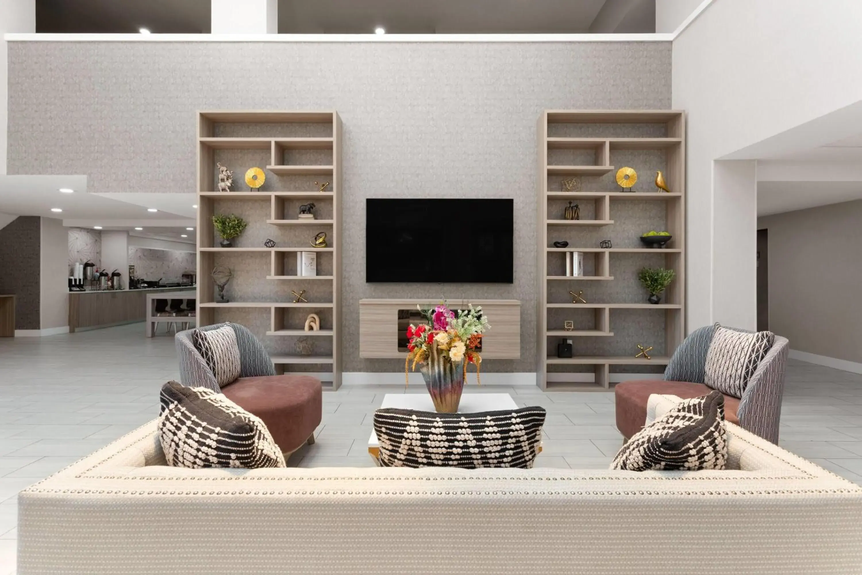 Lobby or reception in La Quinta by Wyndham Ft Lauderdale Cypress Creek Lobby or reception in La Quinta by Wyndham Ft Lauderdale Cypress Creek