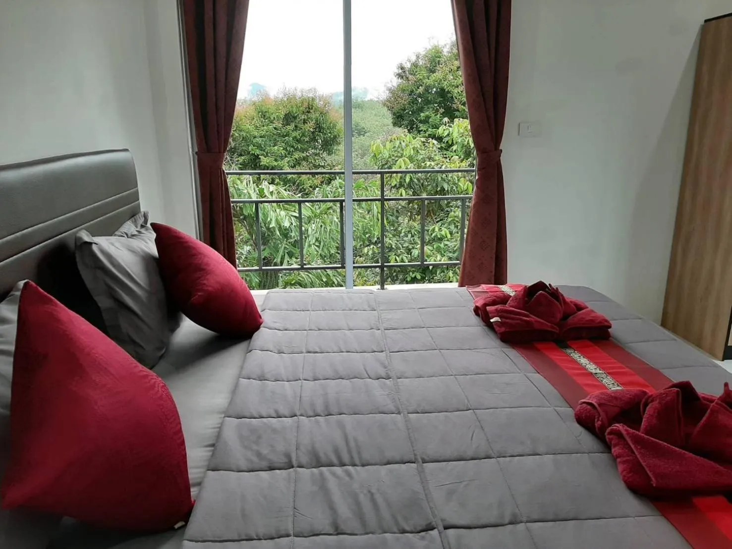 Bed in K.K. Park Resort