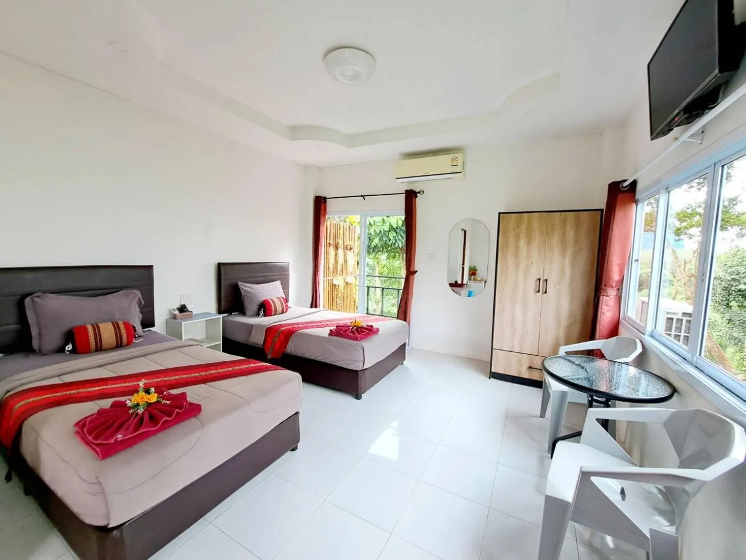 Bed in K.K. Park Resort