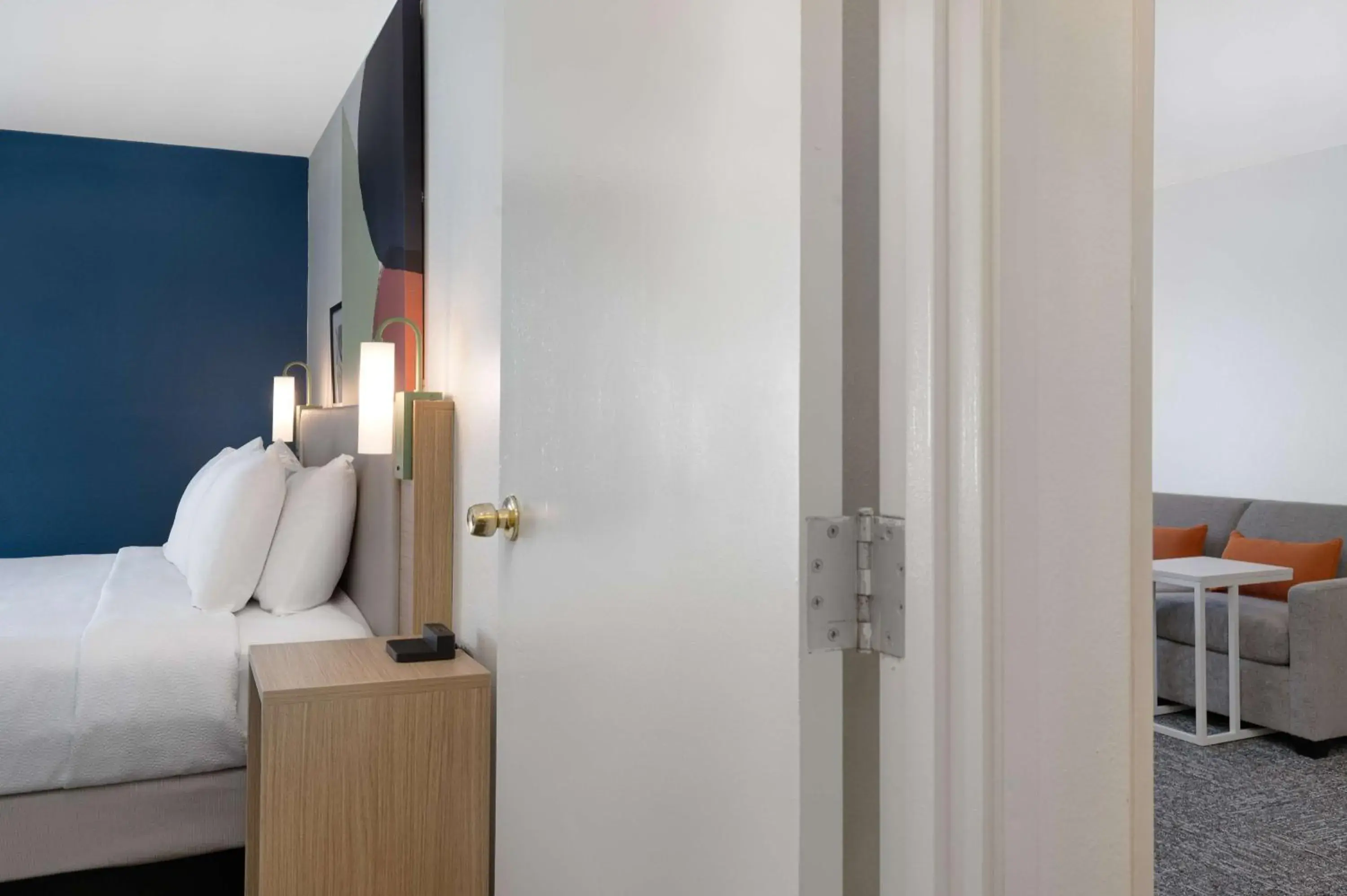 Living room, Bed in Spark by Hilton Savannah Midtown Living room, Bed in Spark by Hilton Savannah Midtown