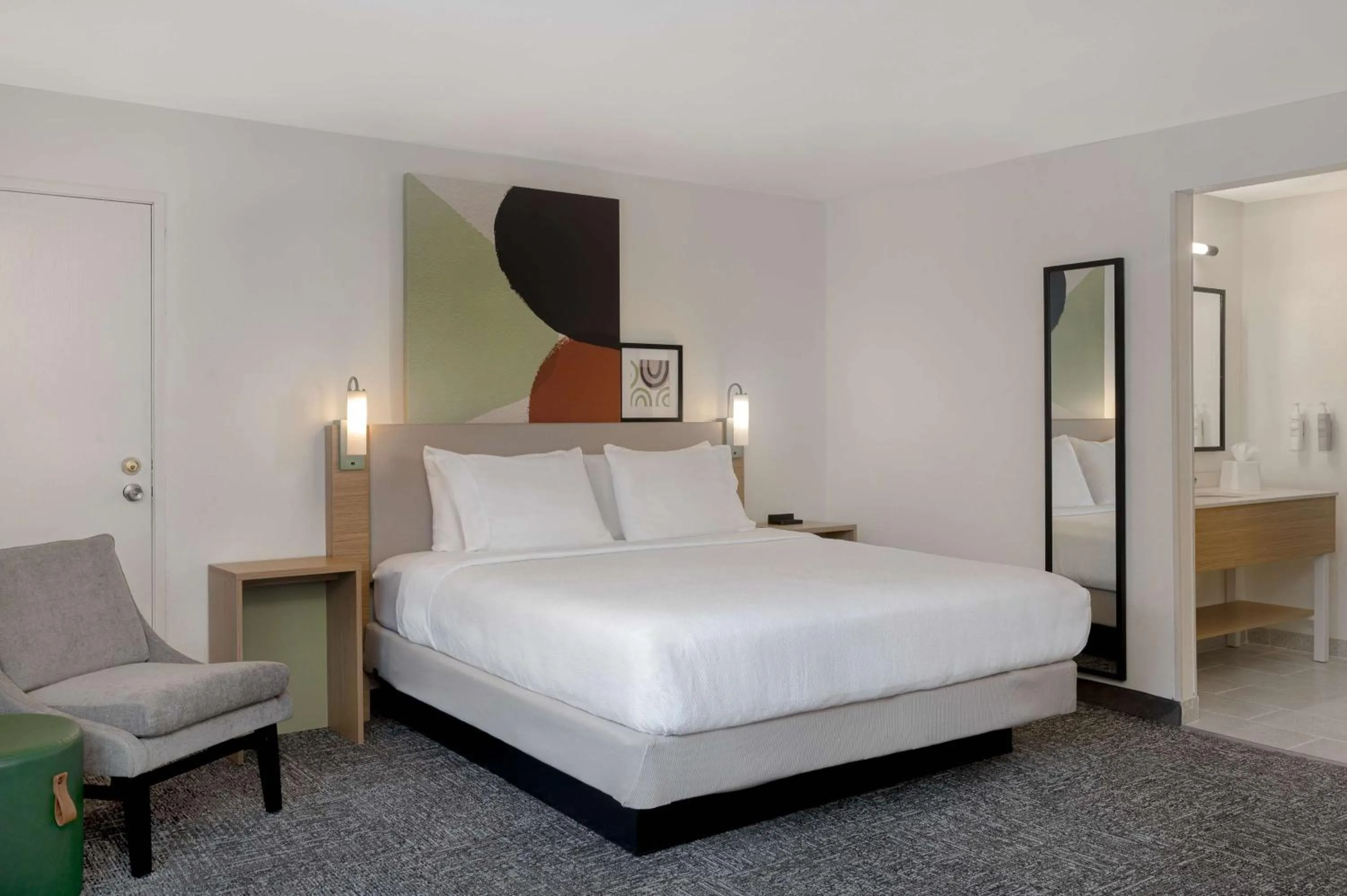 Bed in Spark by Hilton Savannah Midtown