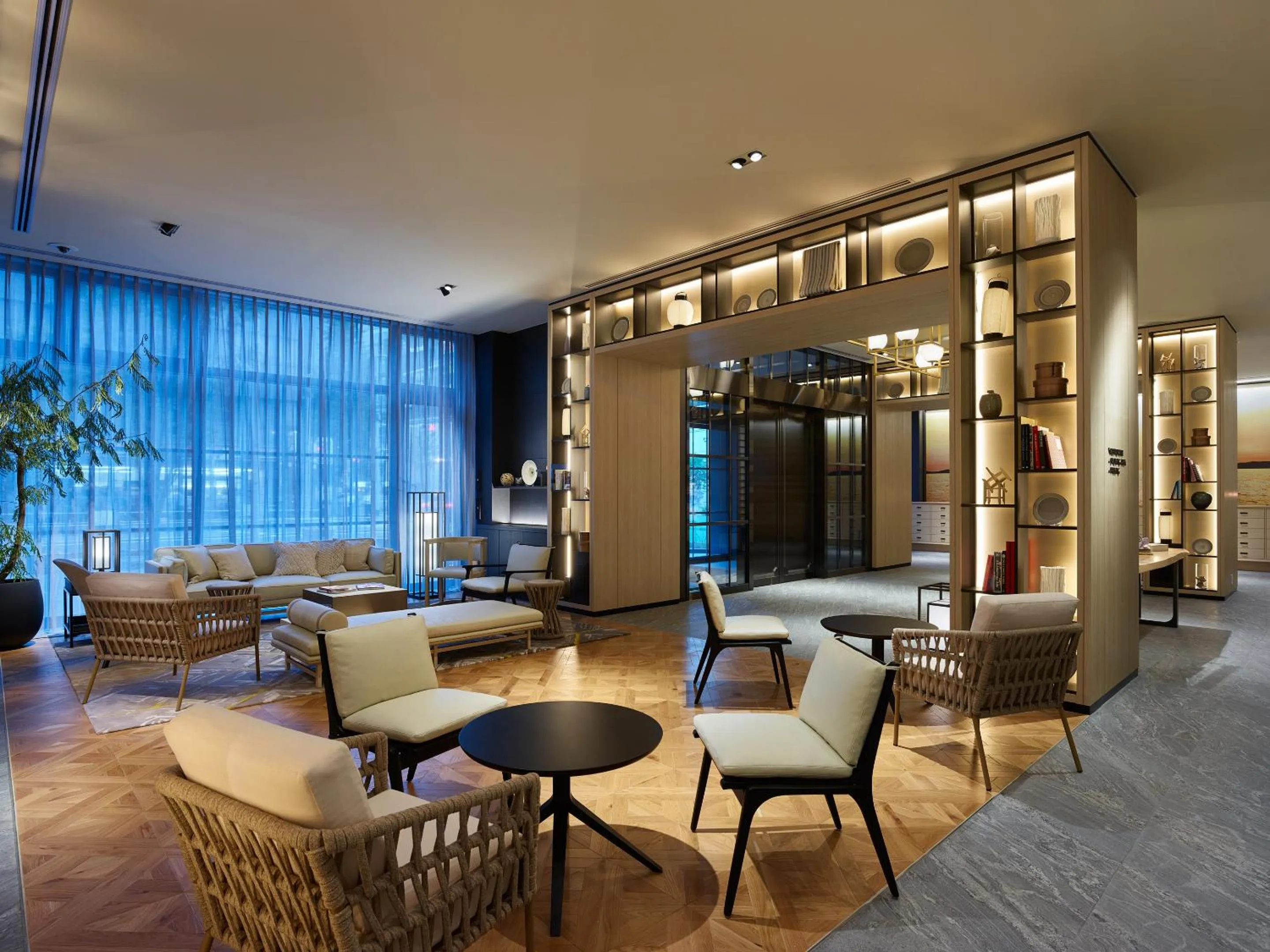 Lobby or reception in Mitsui Garden Hotel Fukuoka Gion