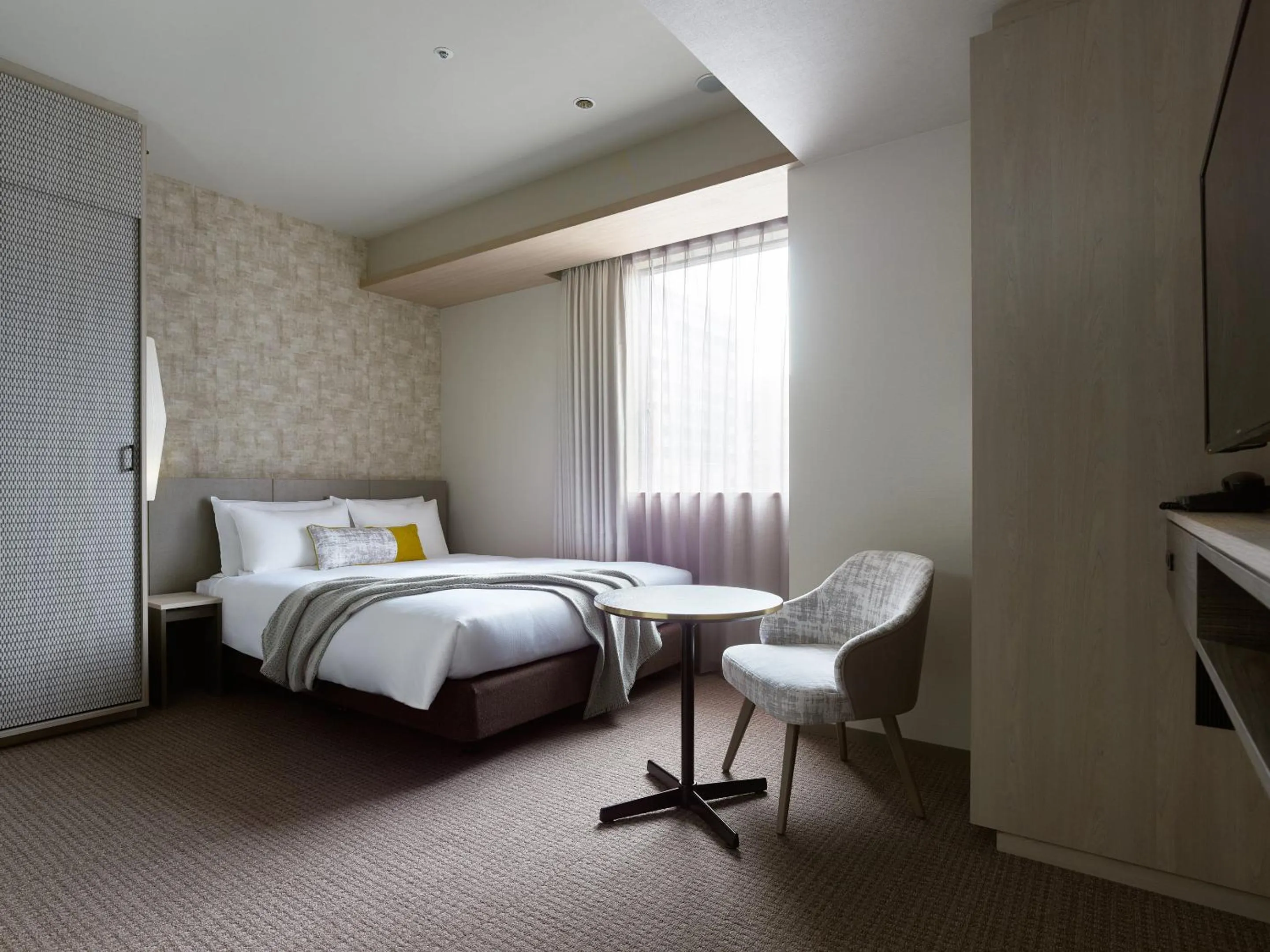 Photo of the whole room, Bed in Mitsui Garden Hotel Fukuoka Gion