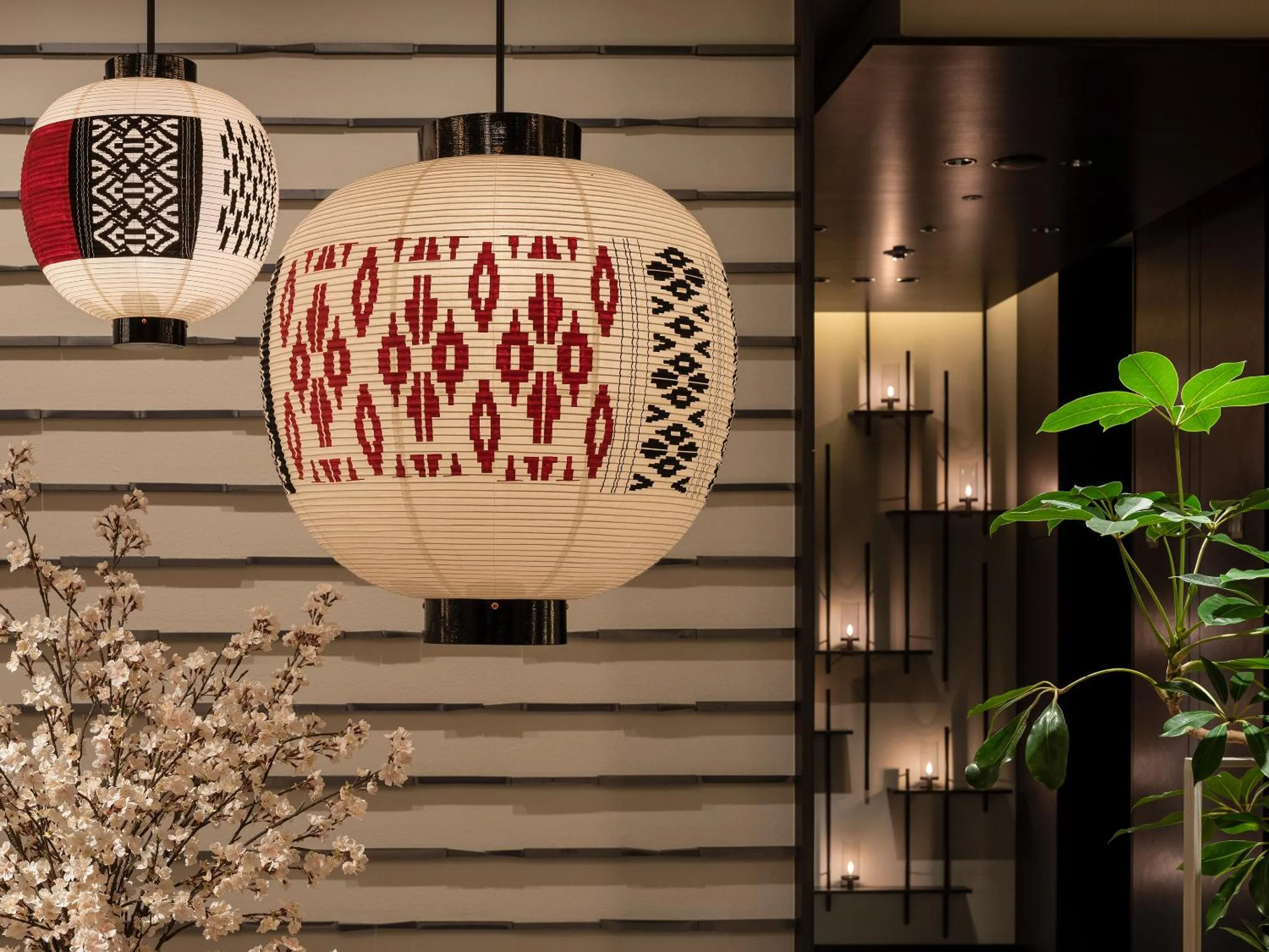 Decorative detail in Mitsui Garden Hotel Fukuoka Gion