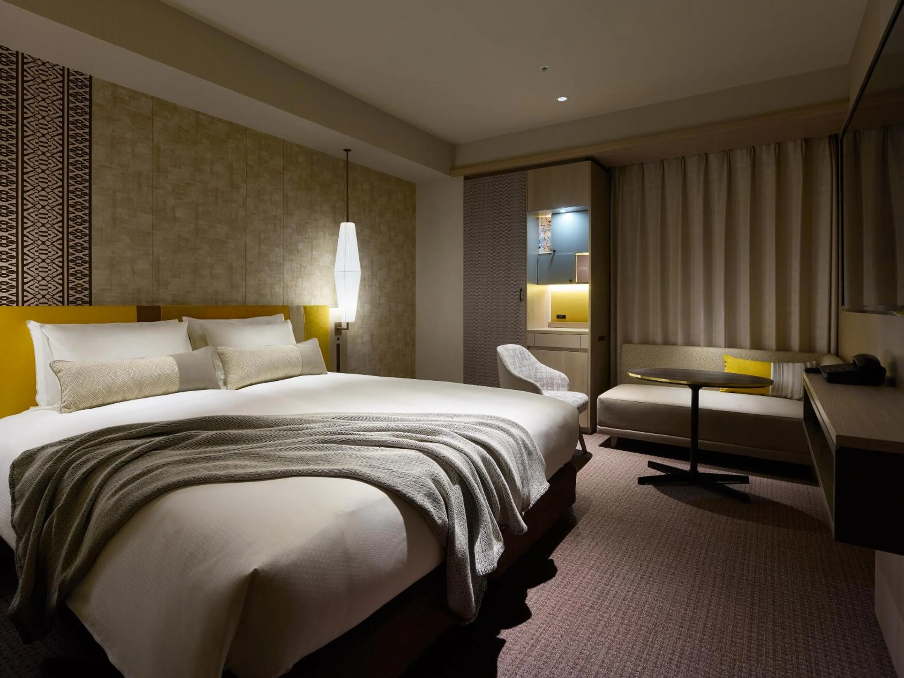 Photo of the whole room, Bed in Mitsui Garden Hotel Fukuoka Gion