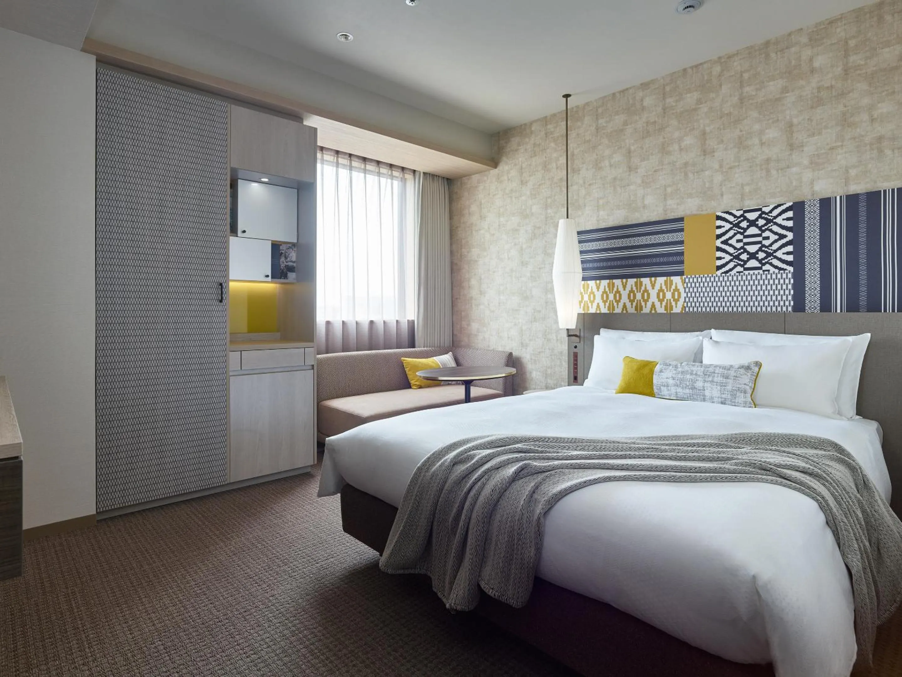 Photo of the whole room, Bed in Mitsui Garden Hotel Fukuoka Gion