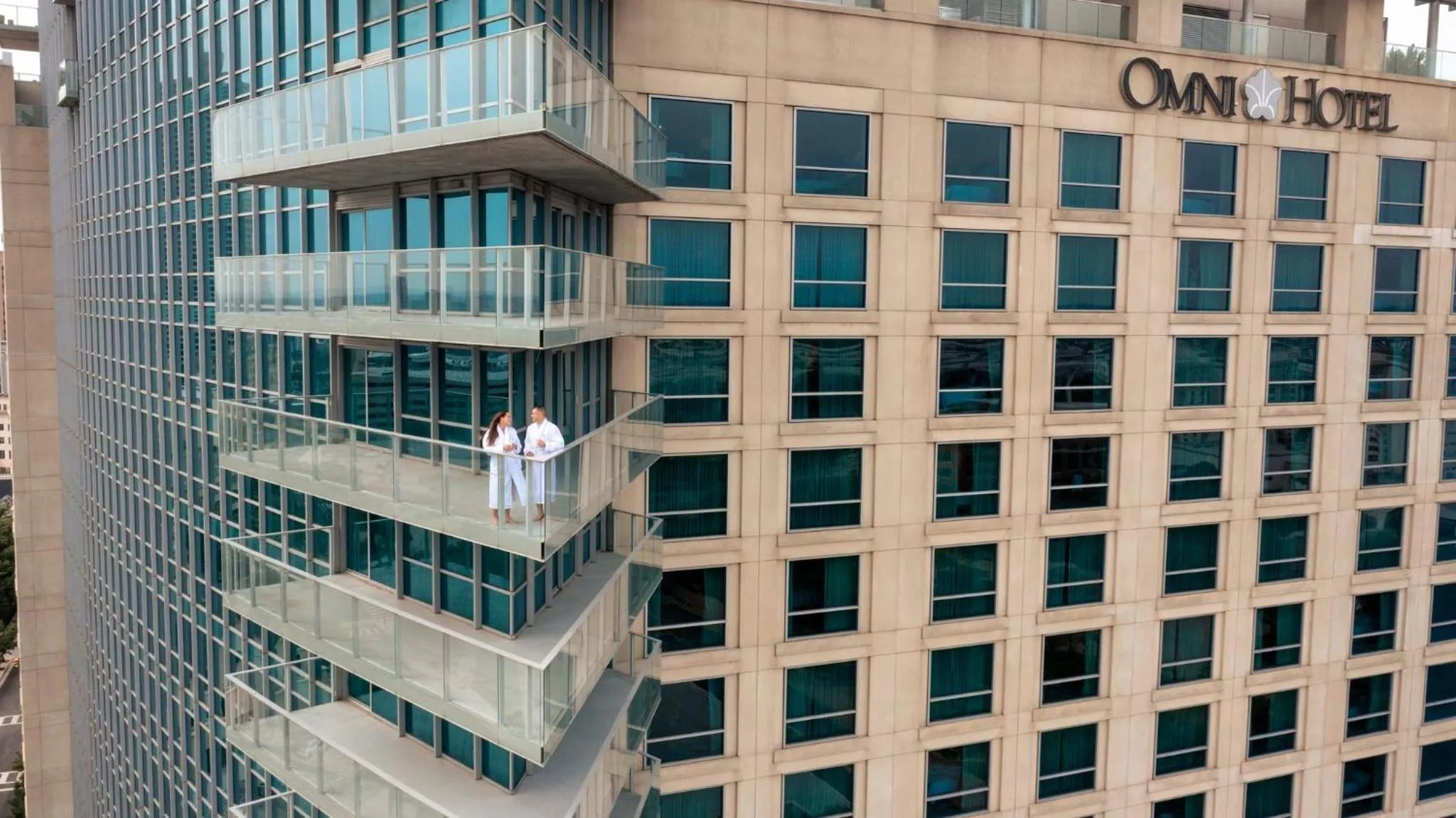 Property building in Omni Fort Worth Hotel