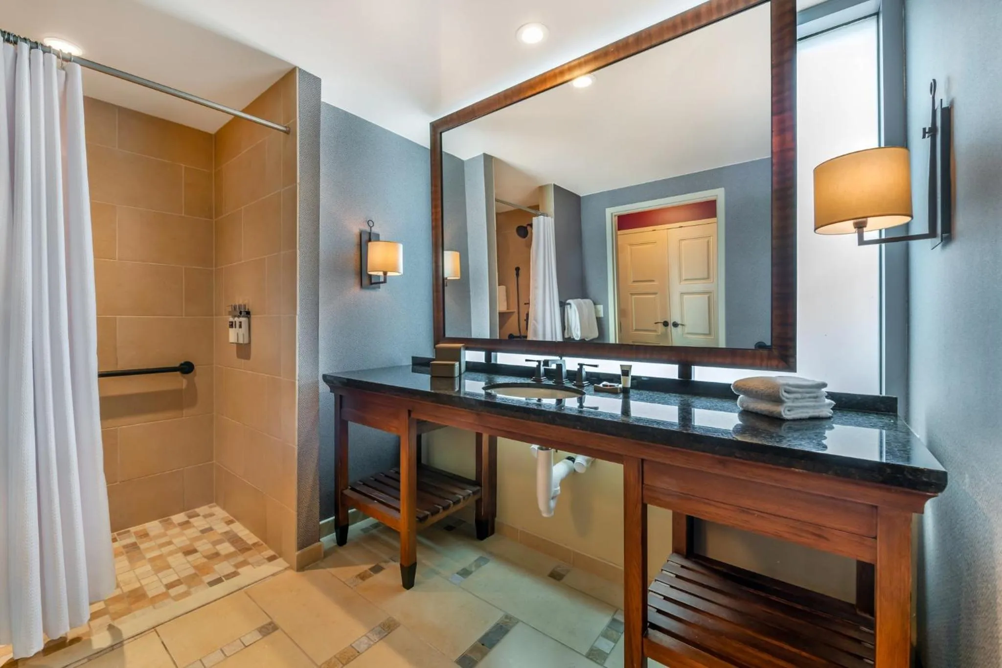 Bathroom in Omni Fort Worth Hotel