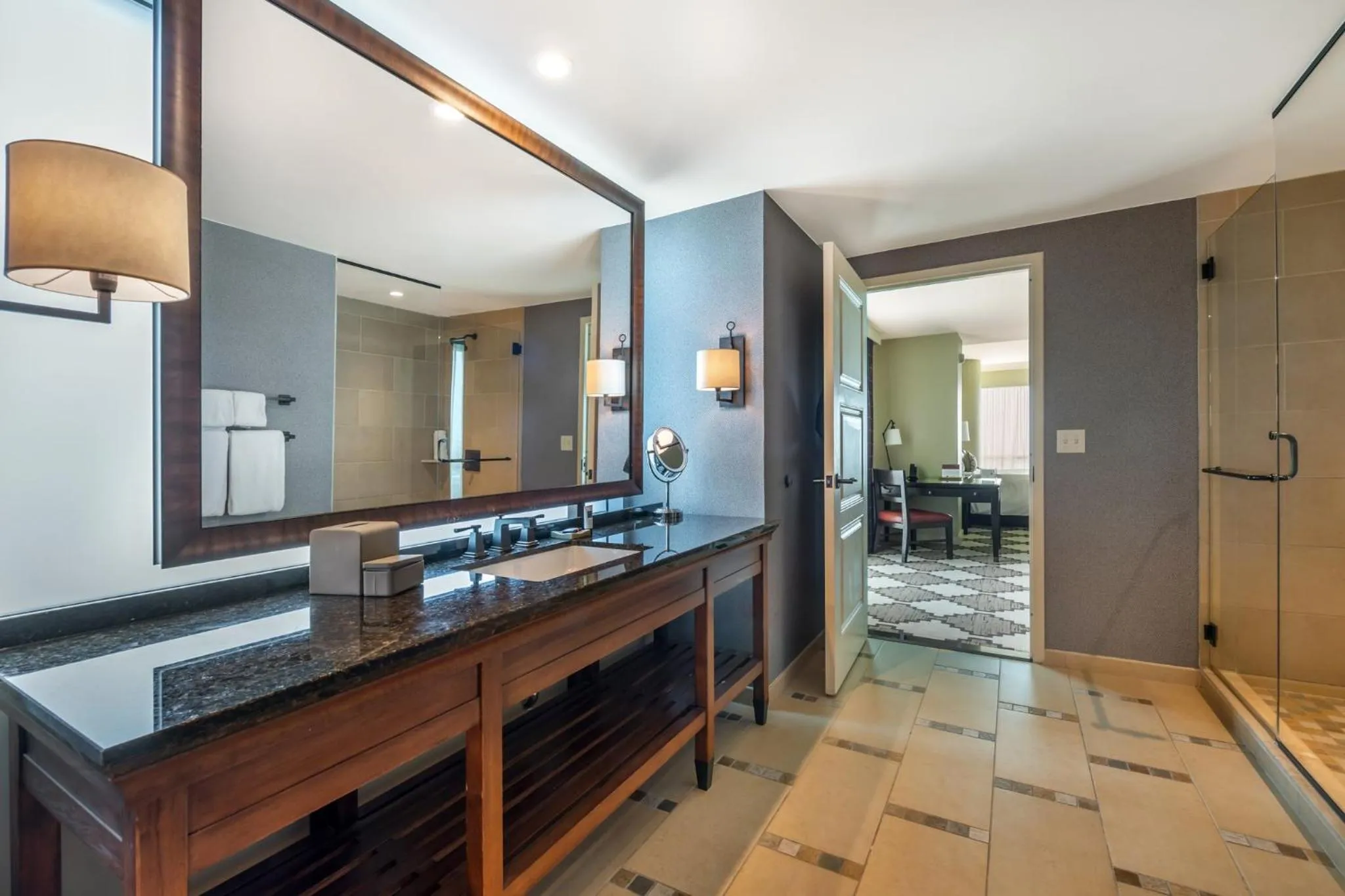 Bathroom in Omni Fort Worth Hotel