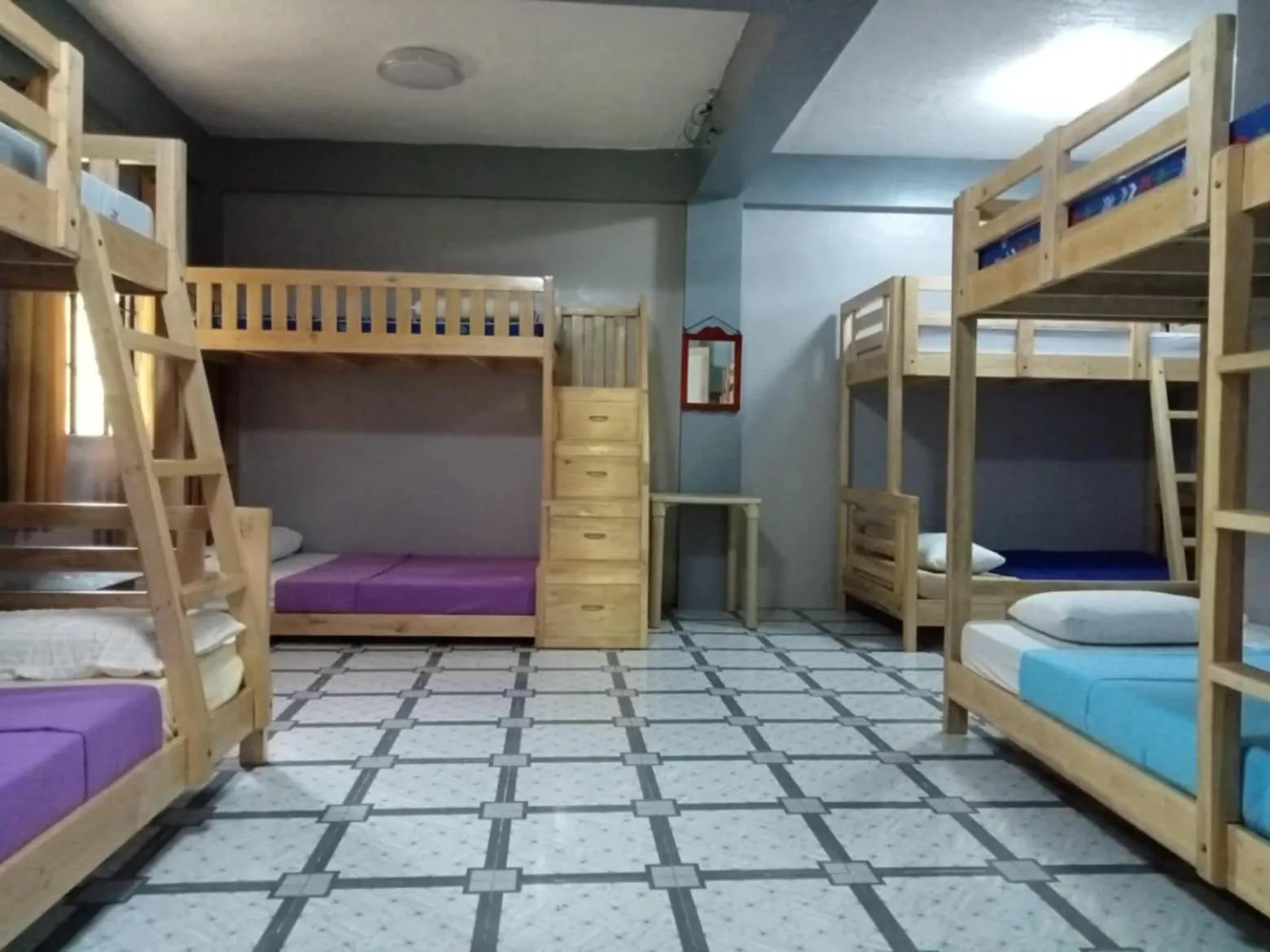 Bed in Banaue Pink Eco hostel