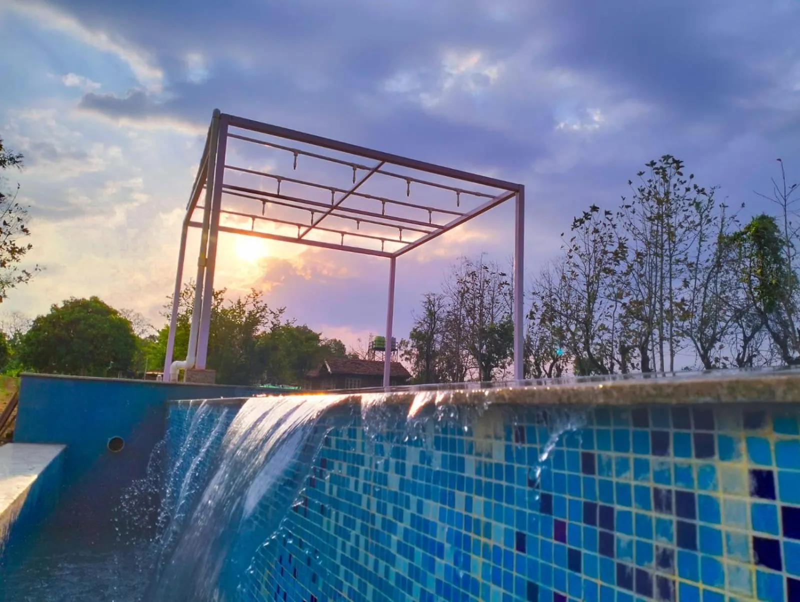 Pool view in WOW STAYZ2 Pachmarhi Foothill Cottages