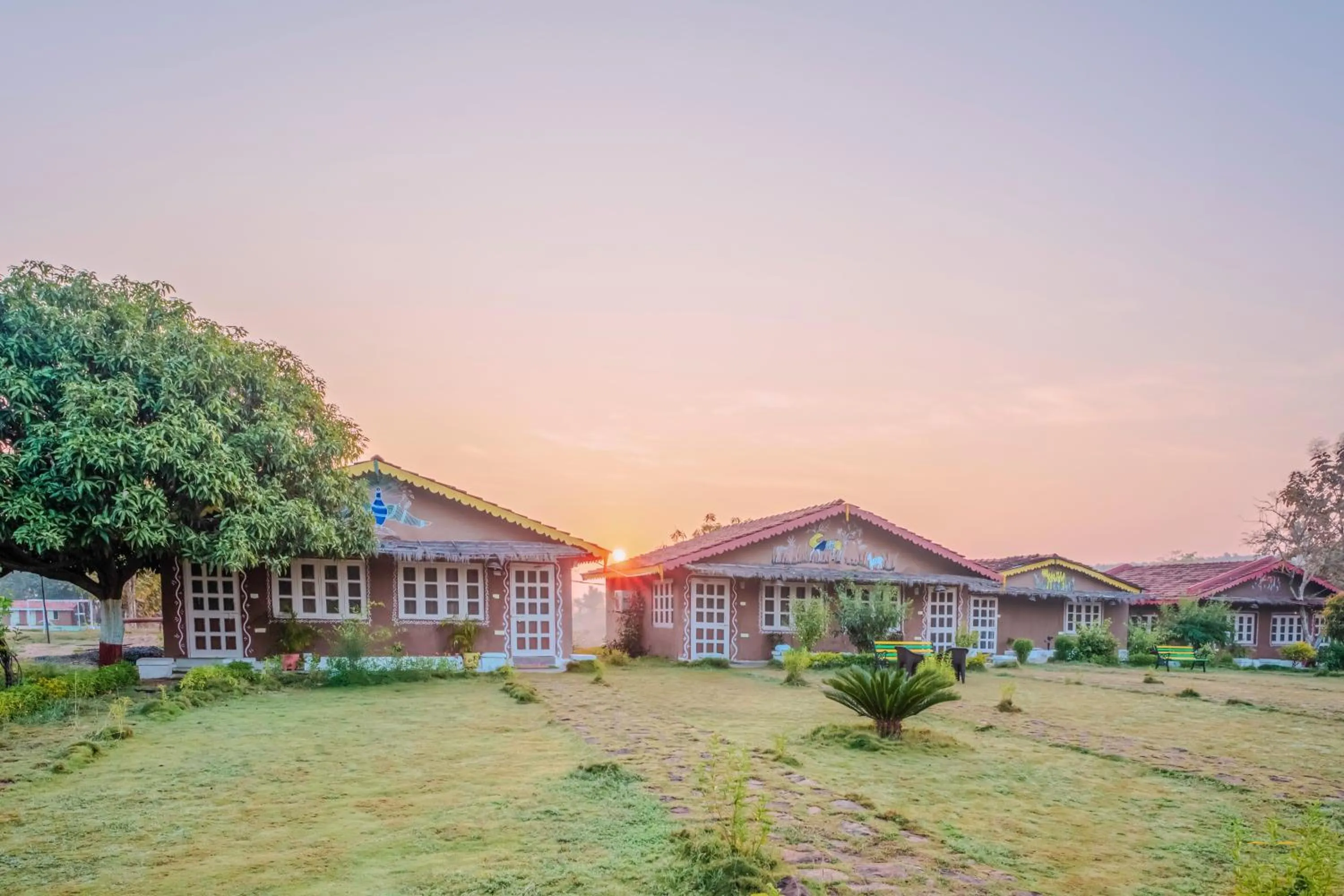 Property building in WOW STAYZ2 Pachmarhi Foothill Cottages