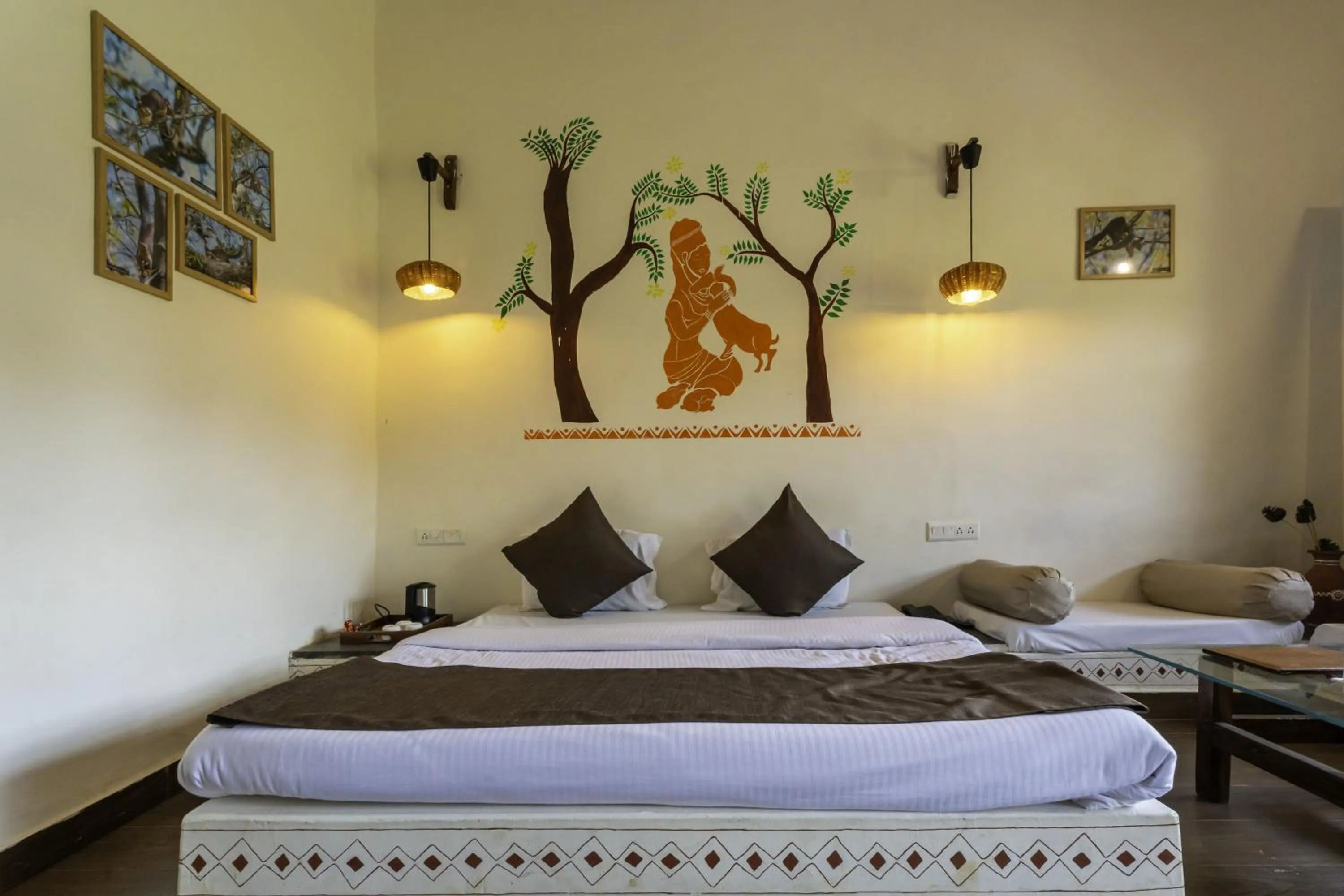 Bedroom, Bed in WOW STAYZ2 Pachmarhi Foothill Cottages