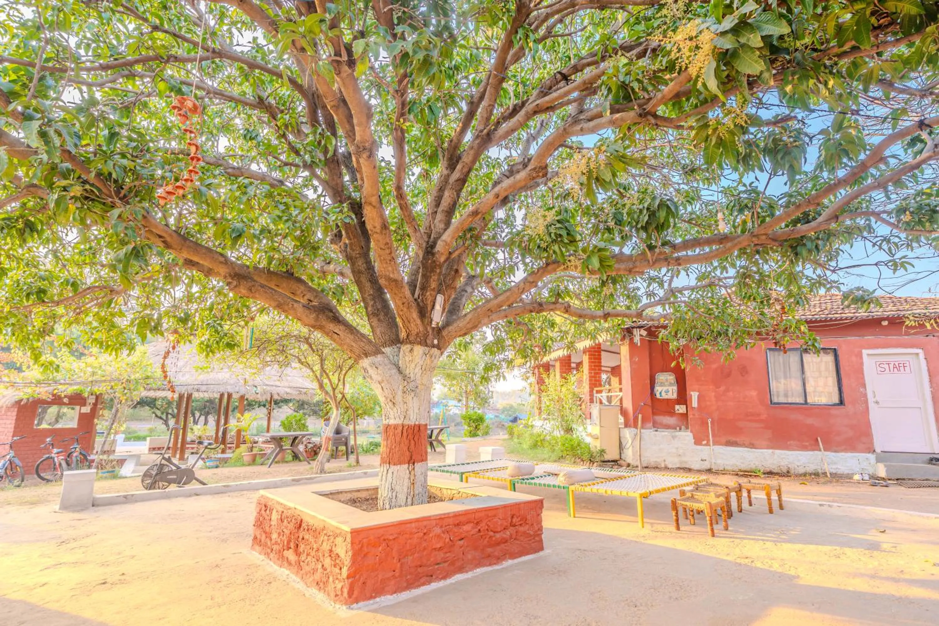 Seating area in WOW STAYZ2 Pachmarhi Foothill Cottages