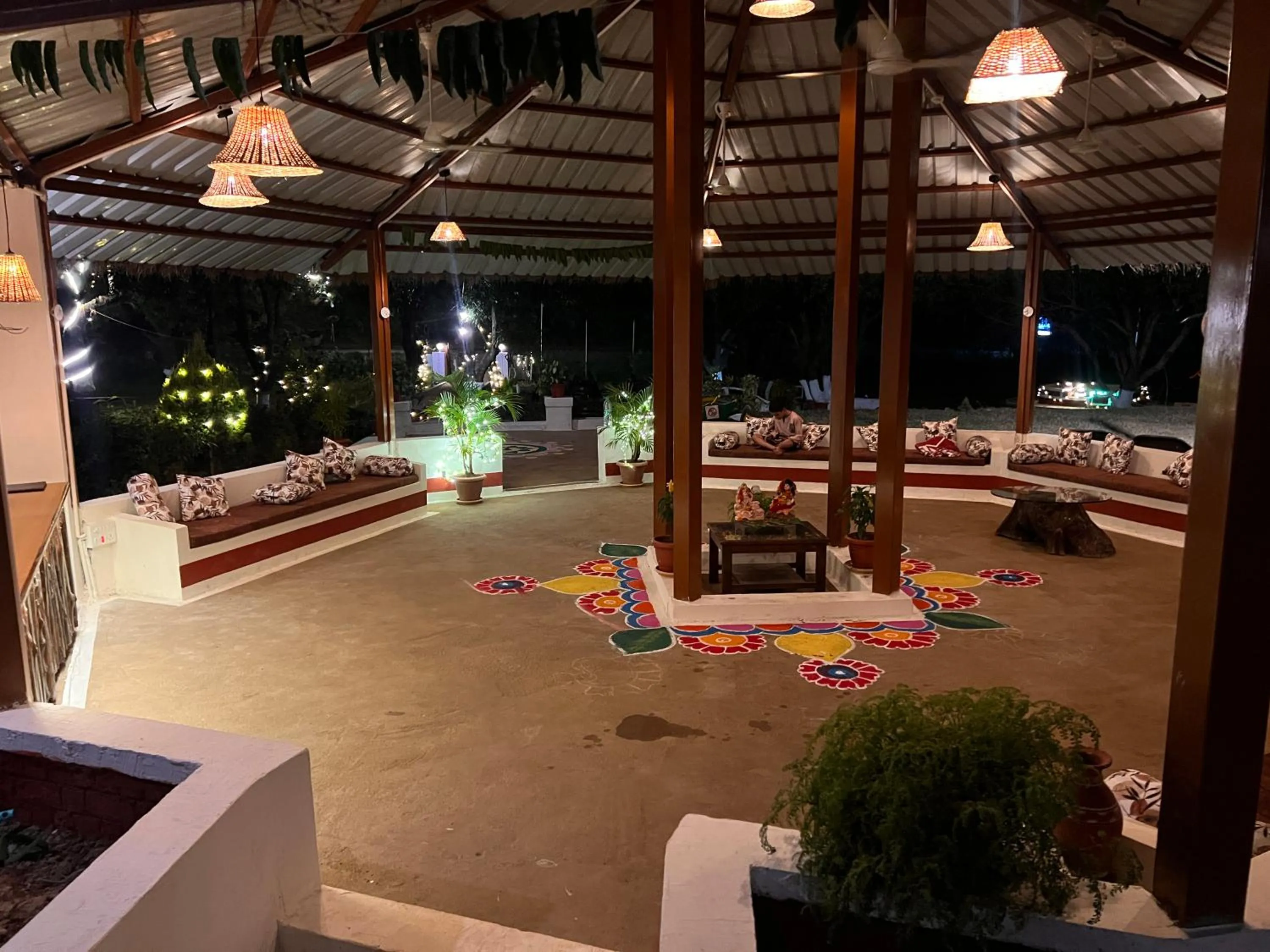 Lobby or reception in WOW STAYZ2 Pachmarhi Foothill Cottages