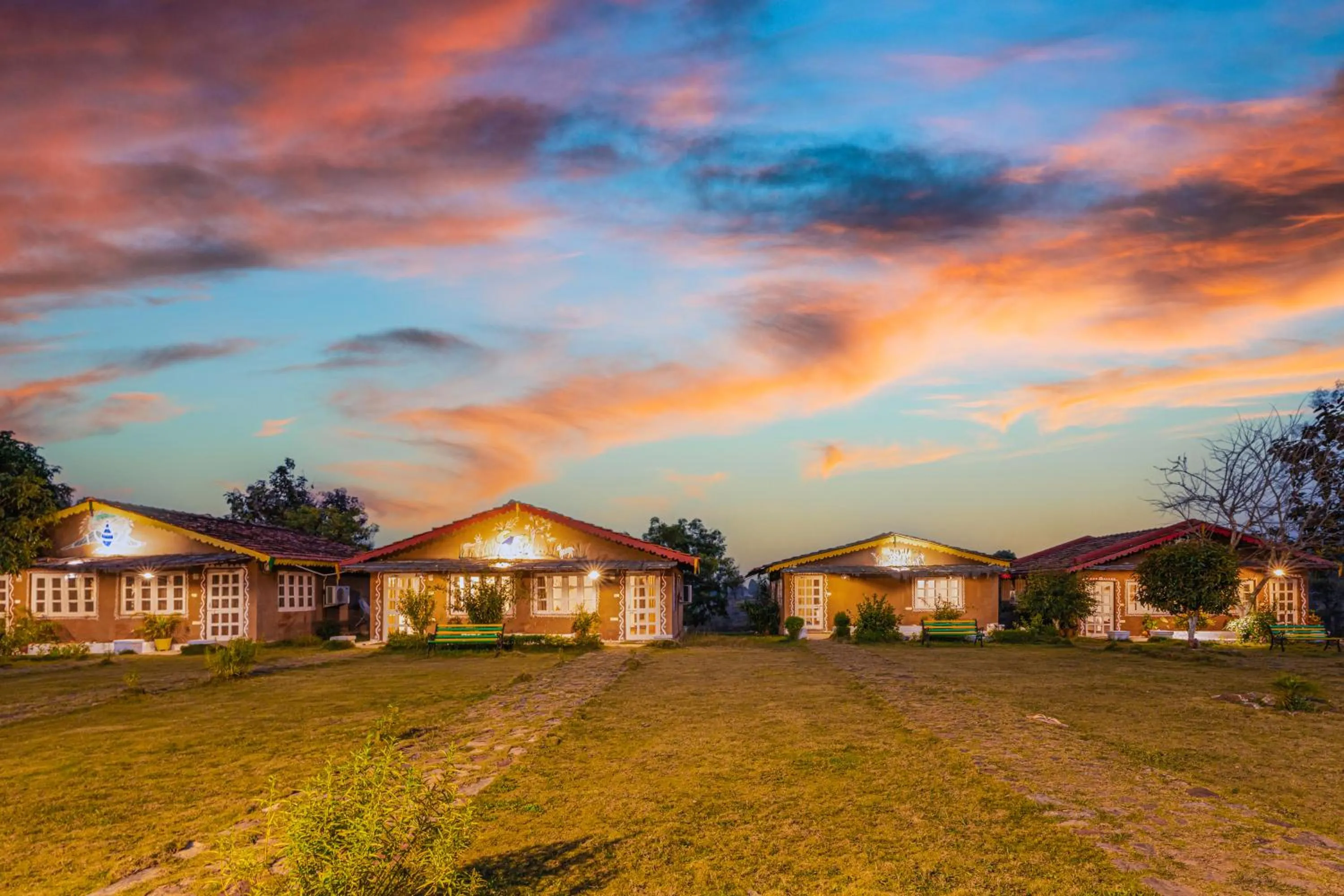 Property building in WOW STAYZ2 Pachmarhi Foothill Cottages