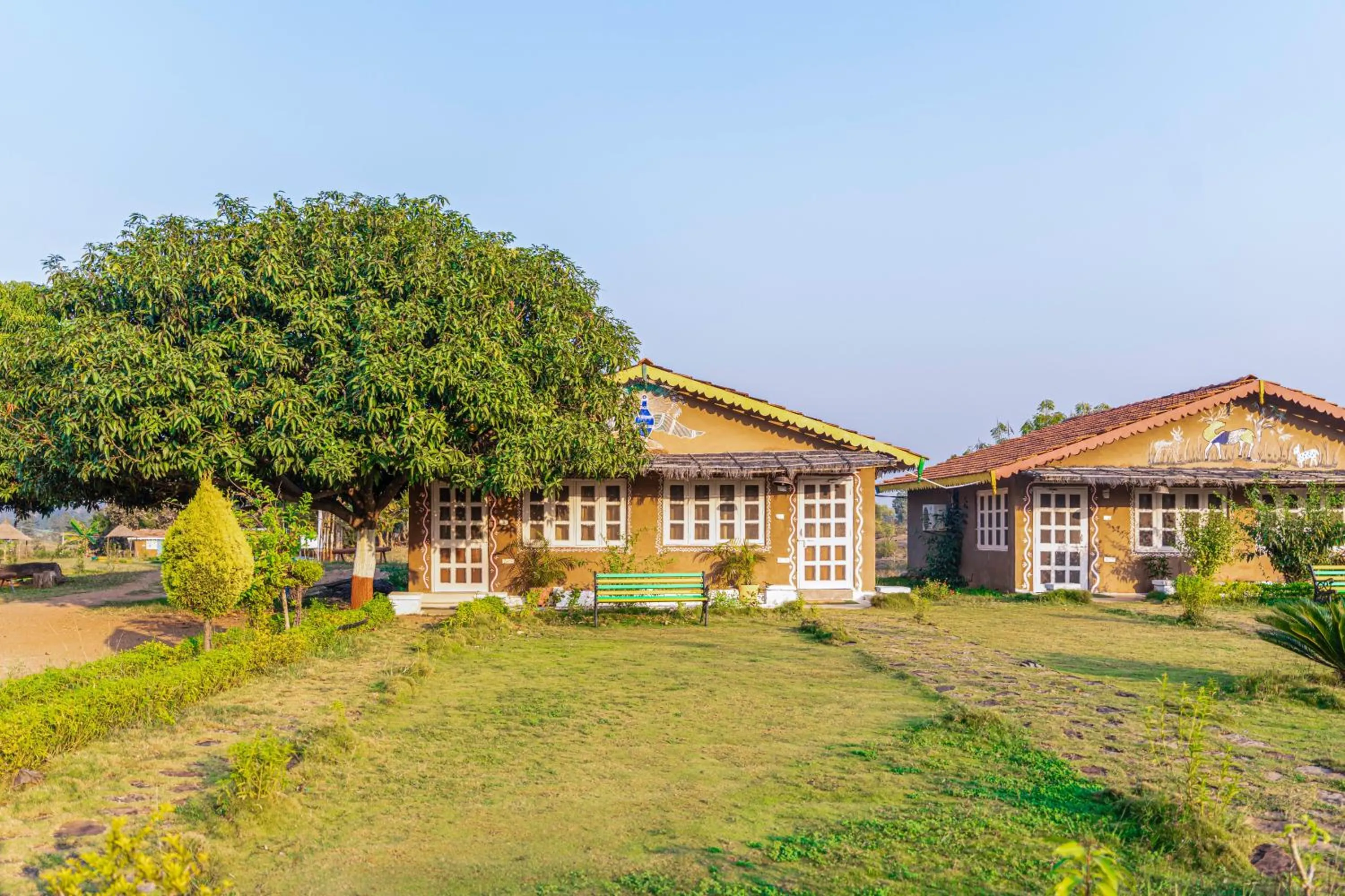 Property building in WOW STAYZ2 Pachmarhi Foothill Cottages