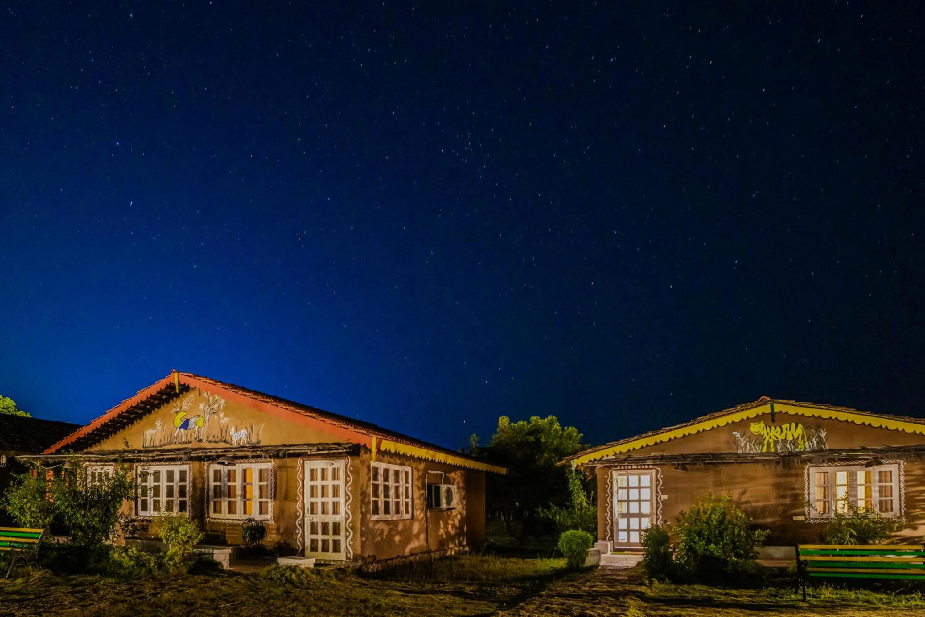 Property building in WOW STAYZ2 Pachmarhi Foothill Cottages