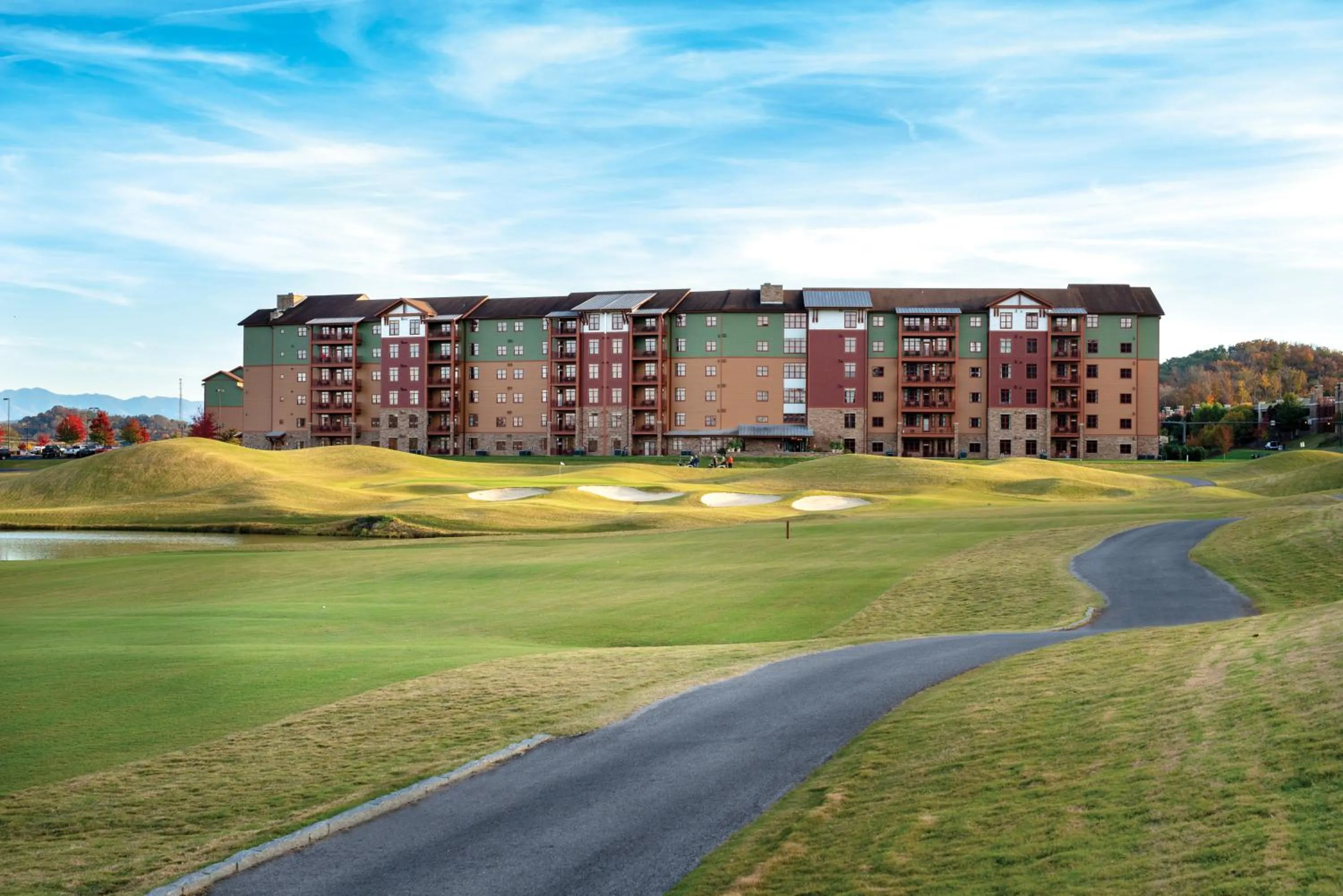 Property building in Club Wyndham Great Smokies Lodge