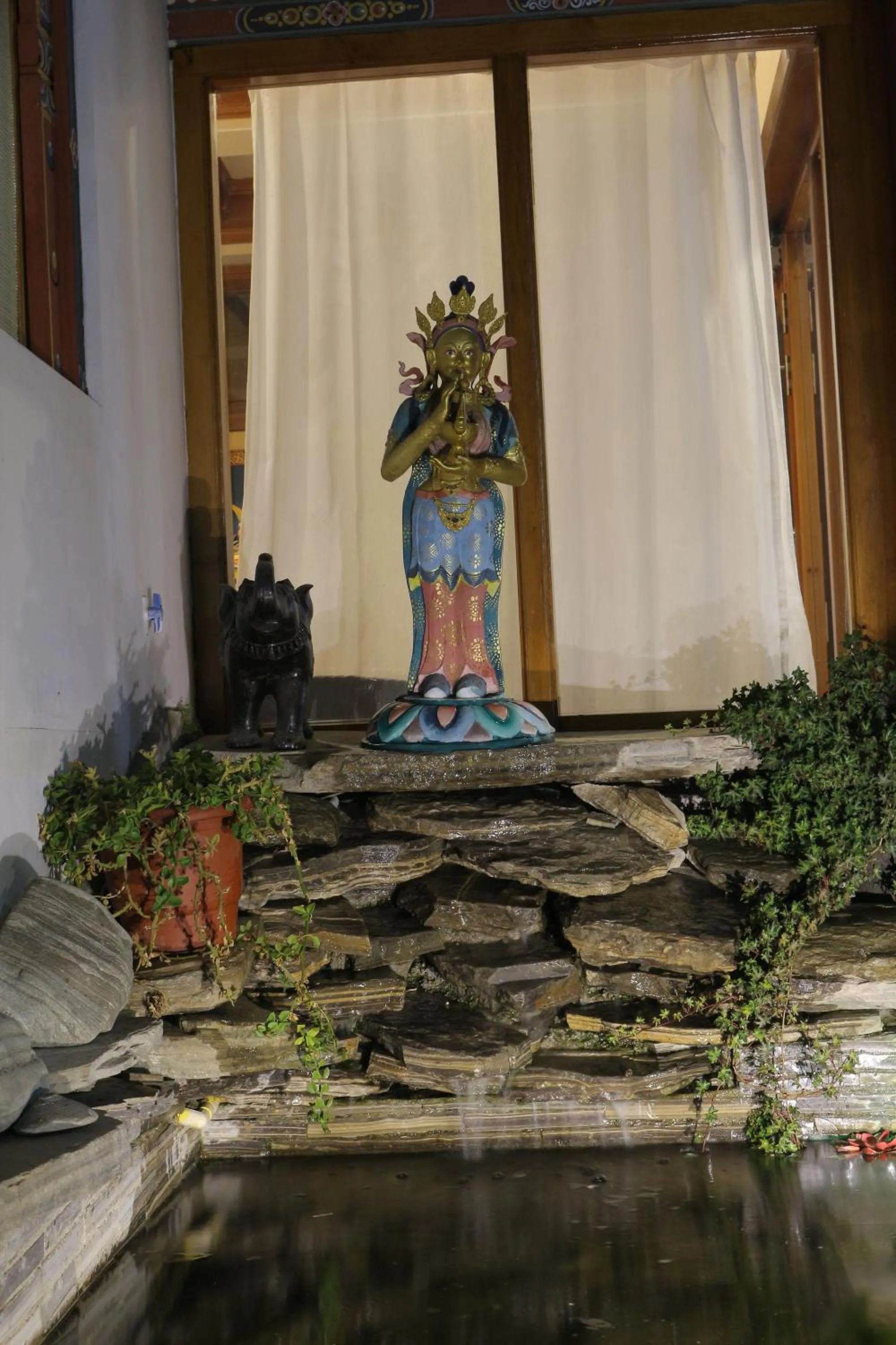 Facade/entrance in Kisa Villa