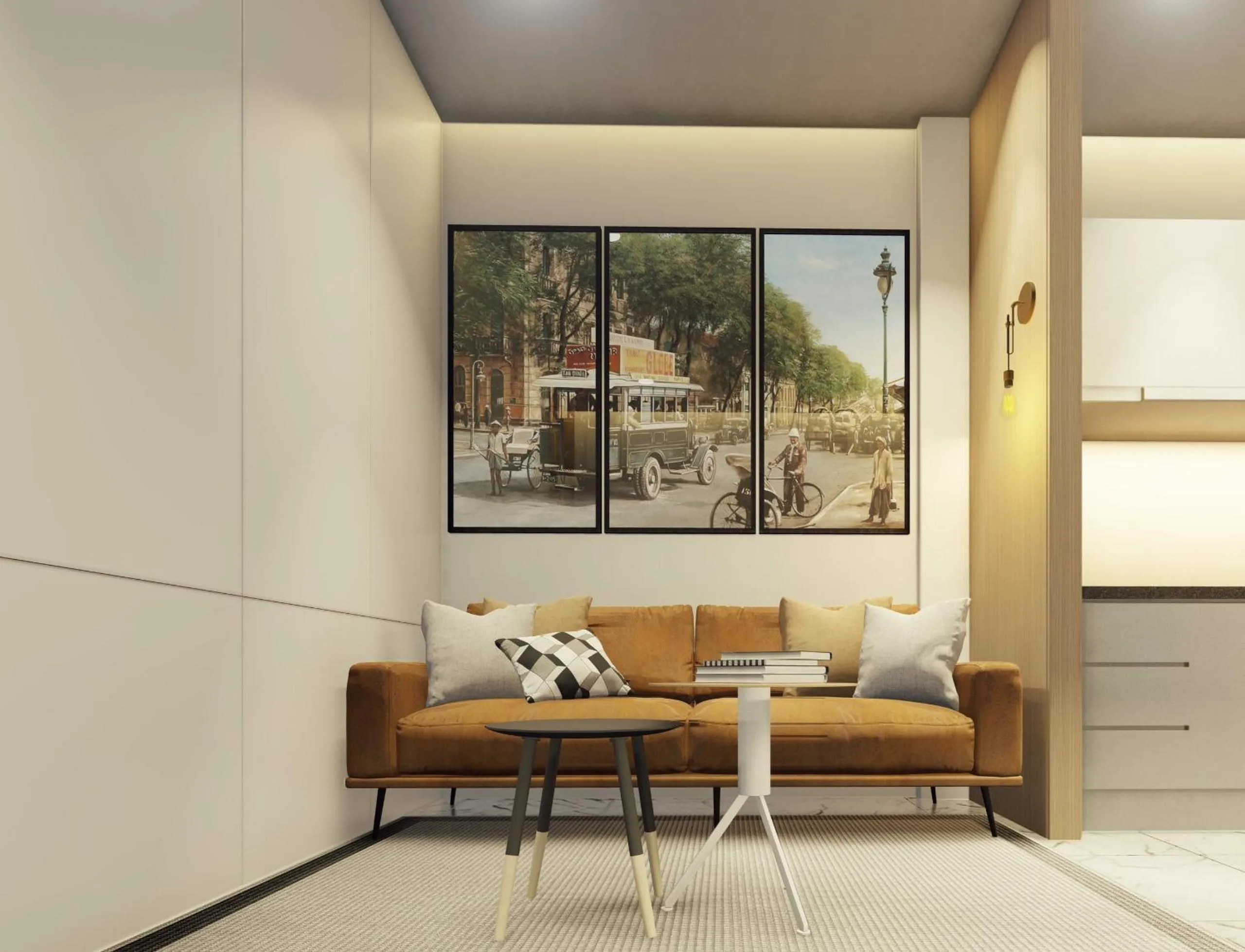 Living room in GEM Apartment