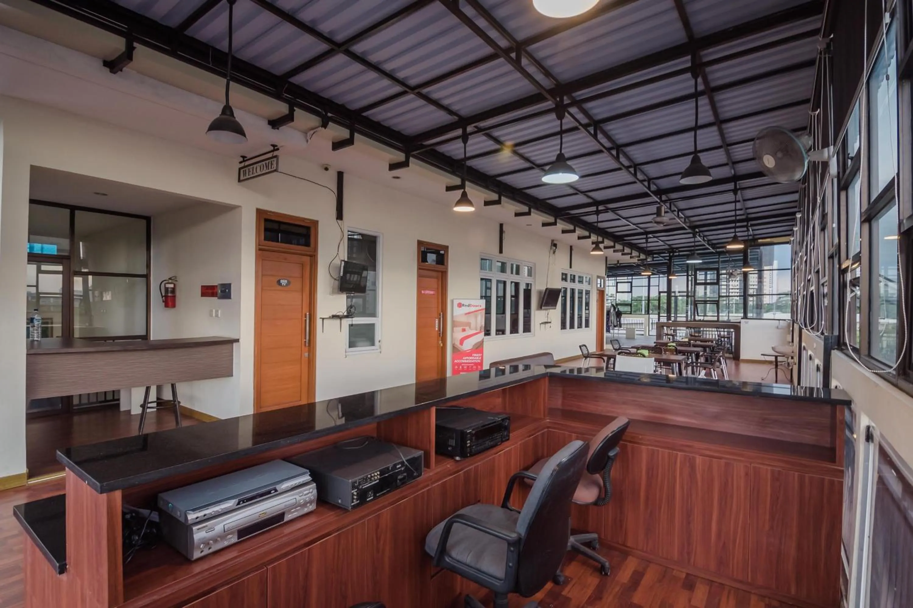 Lobby or reception in RedDoorz Plus near Semanggi