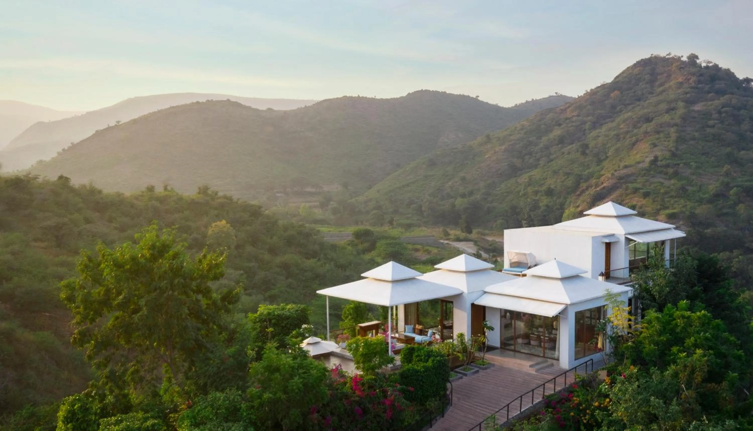 Mountain view in Taj Aravali Resort & Spa Udaipur