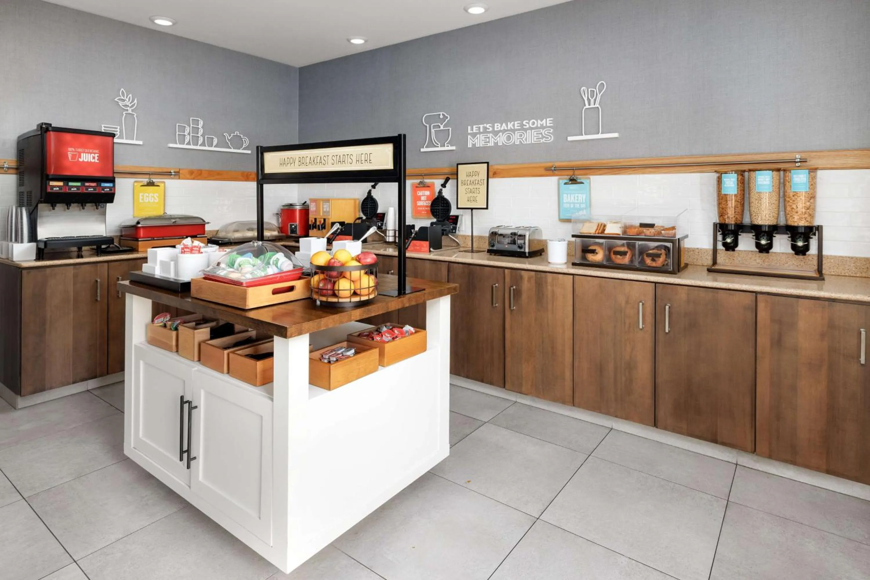 Breakfast in Hampton Inn Houston Hobby Airport