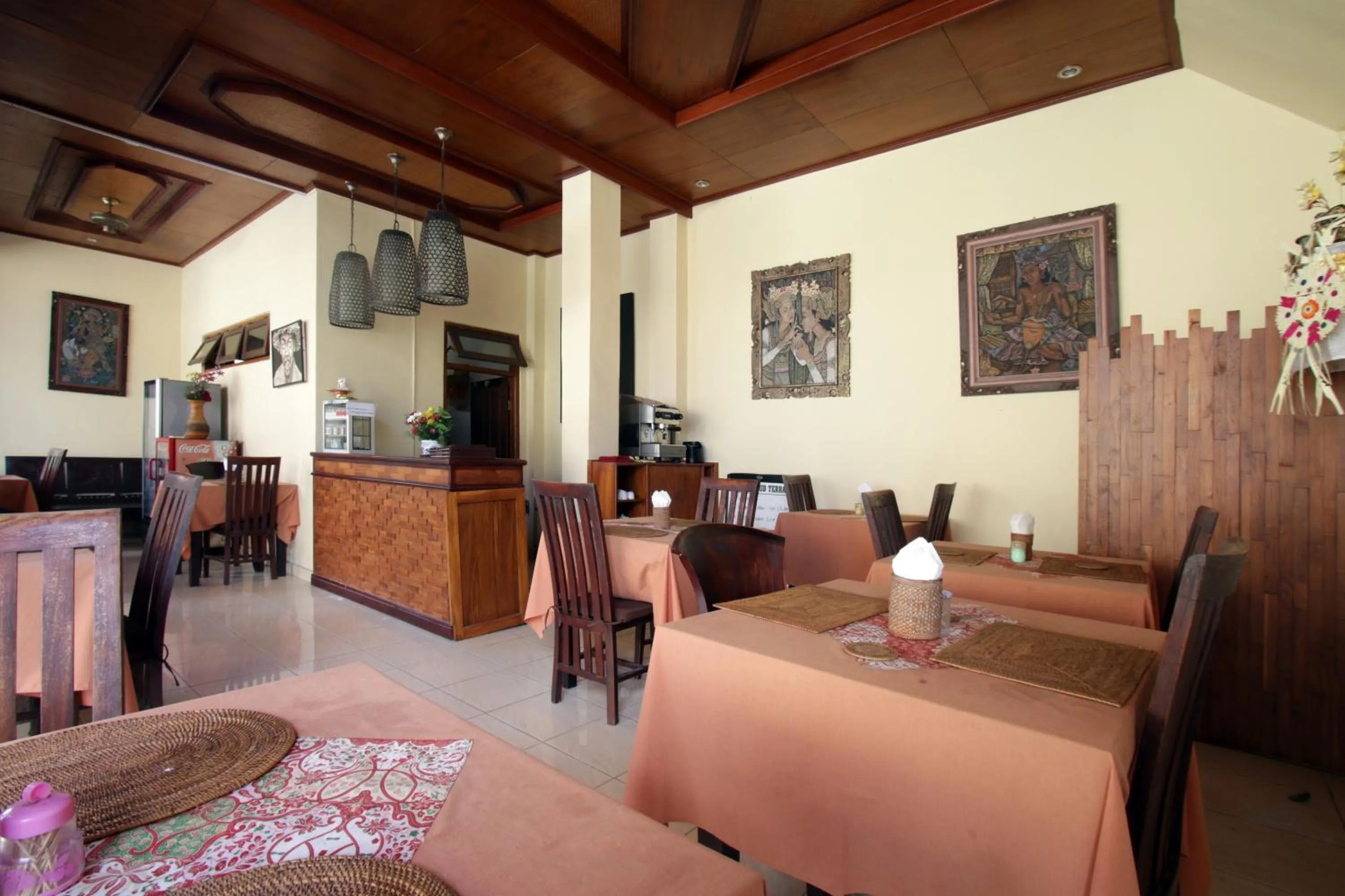 Dining area in Ubud Terrace