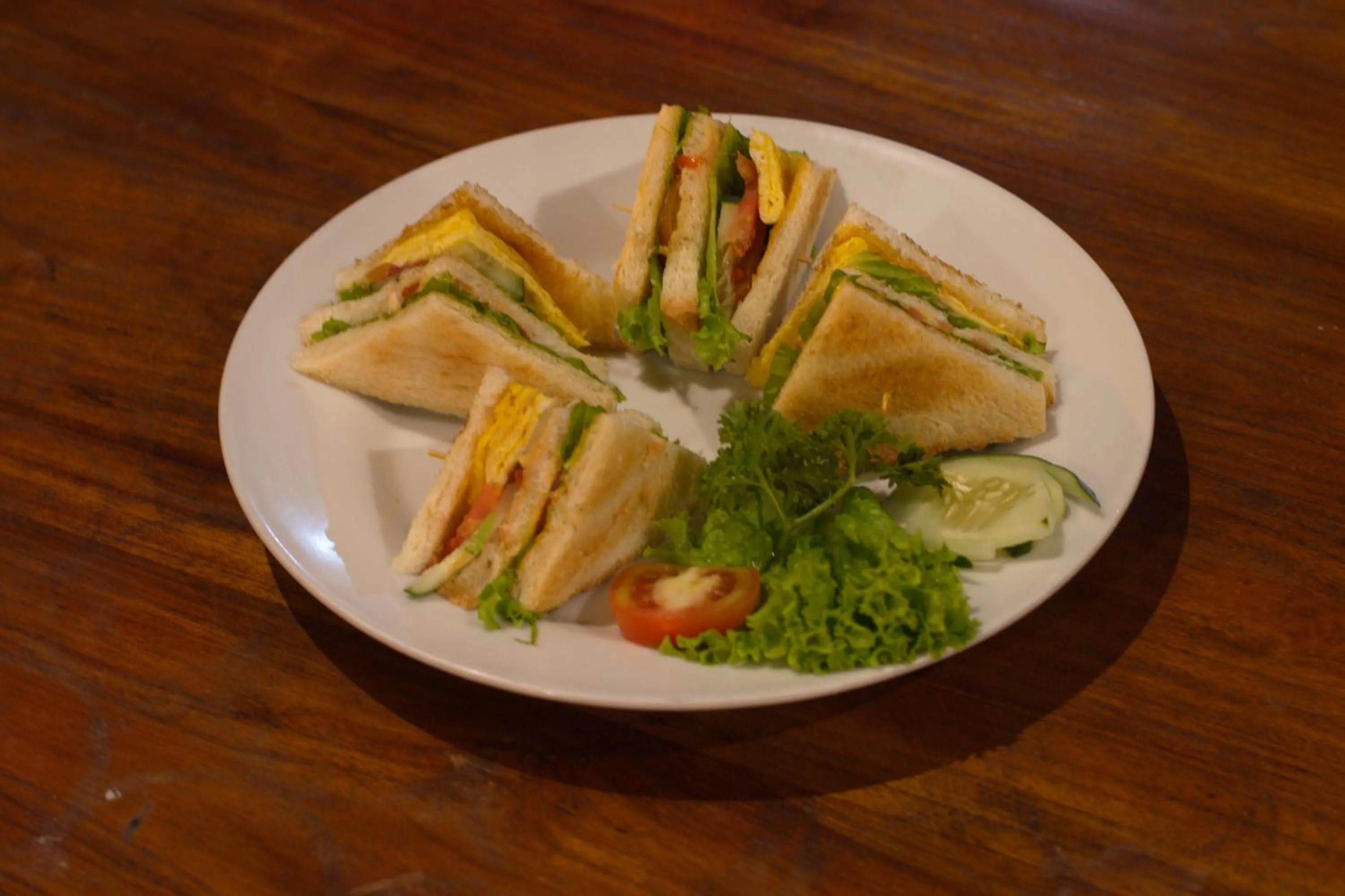 American breakfast in Ubud Terrace