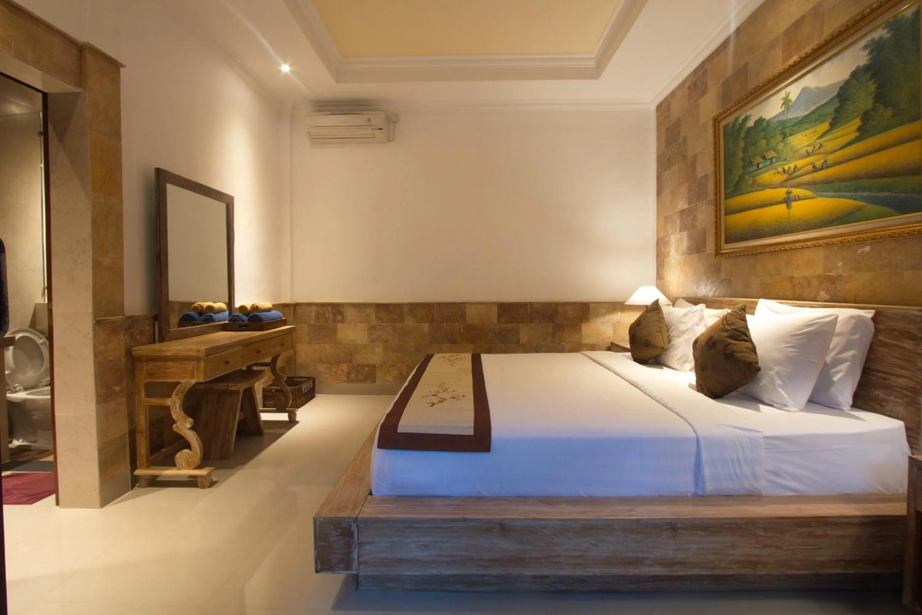 Bathroom, Bed in Ubud Terrace