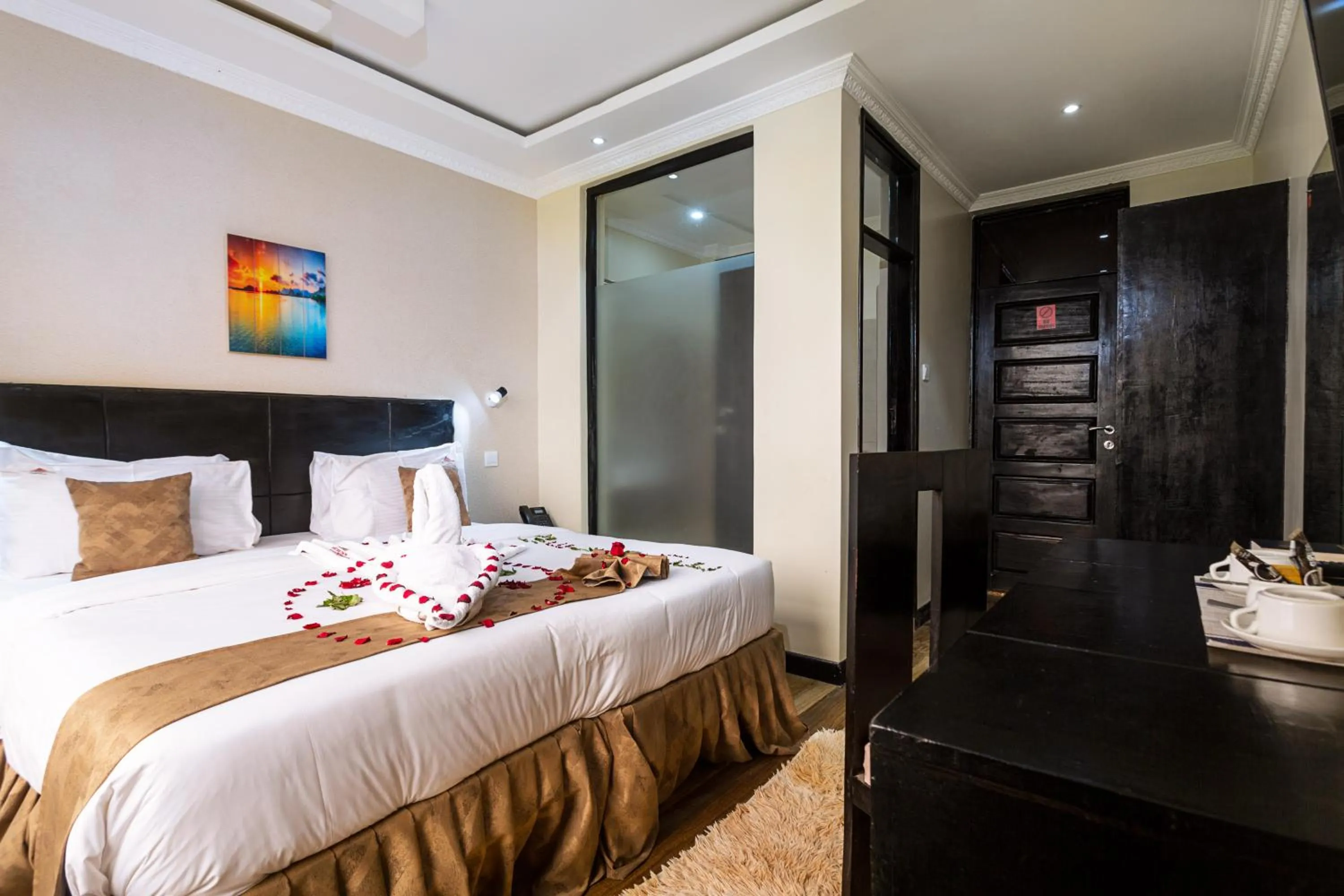 Bed in The Nest Boutique Hotel