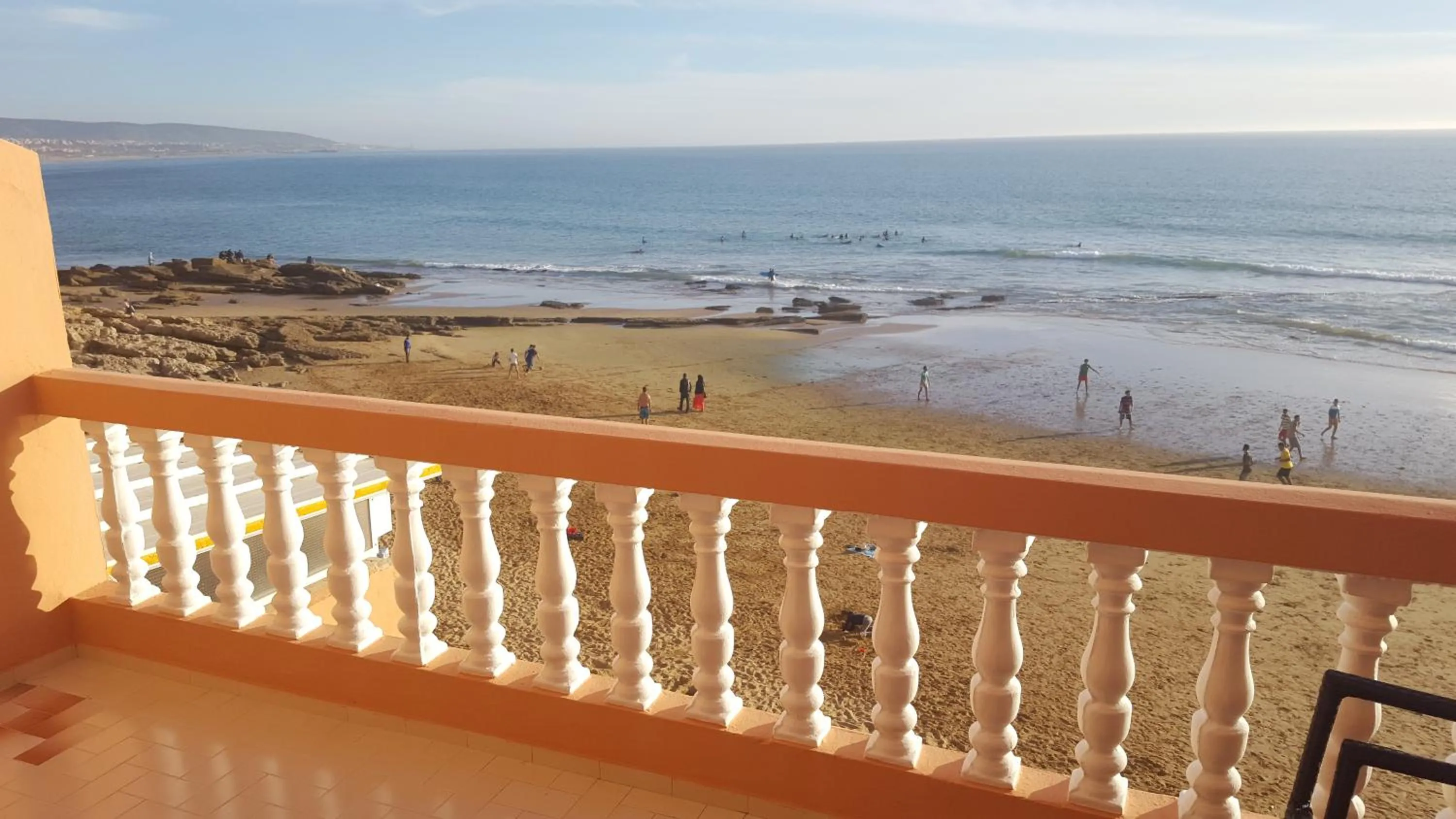Balcony/Terrace in Beautiful Apartment at the beach of Taghazout