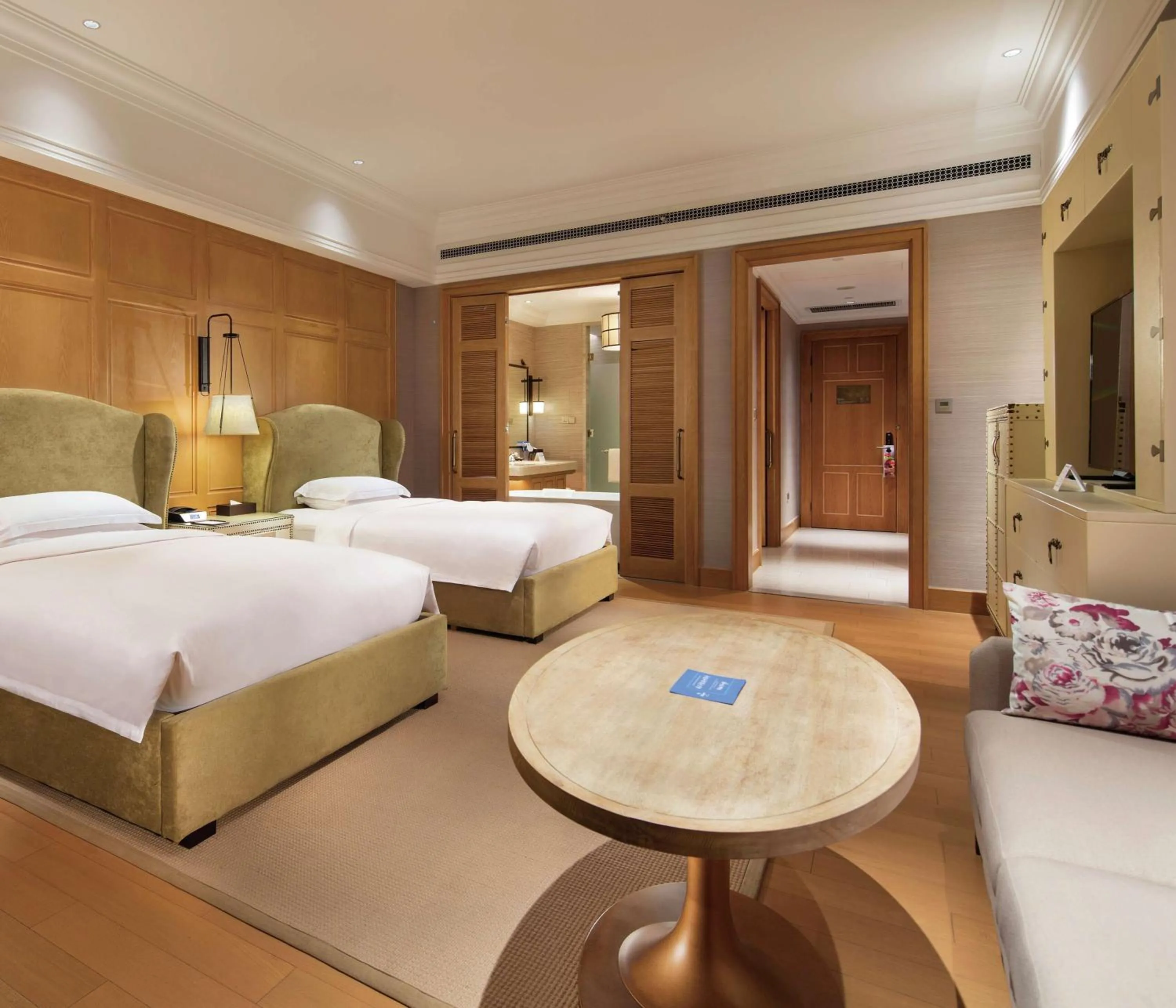 Living room, Bed in Hilton Wenan