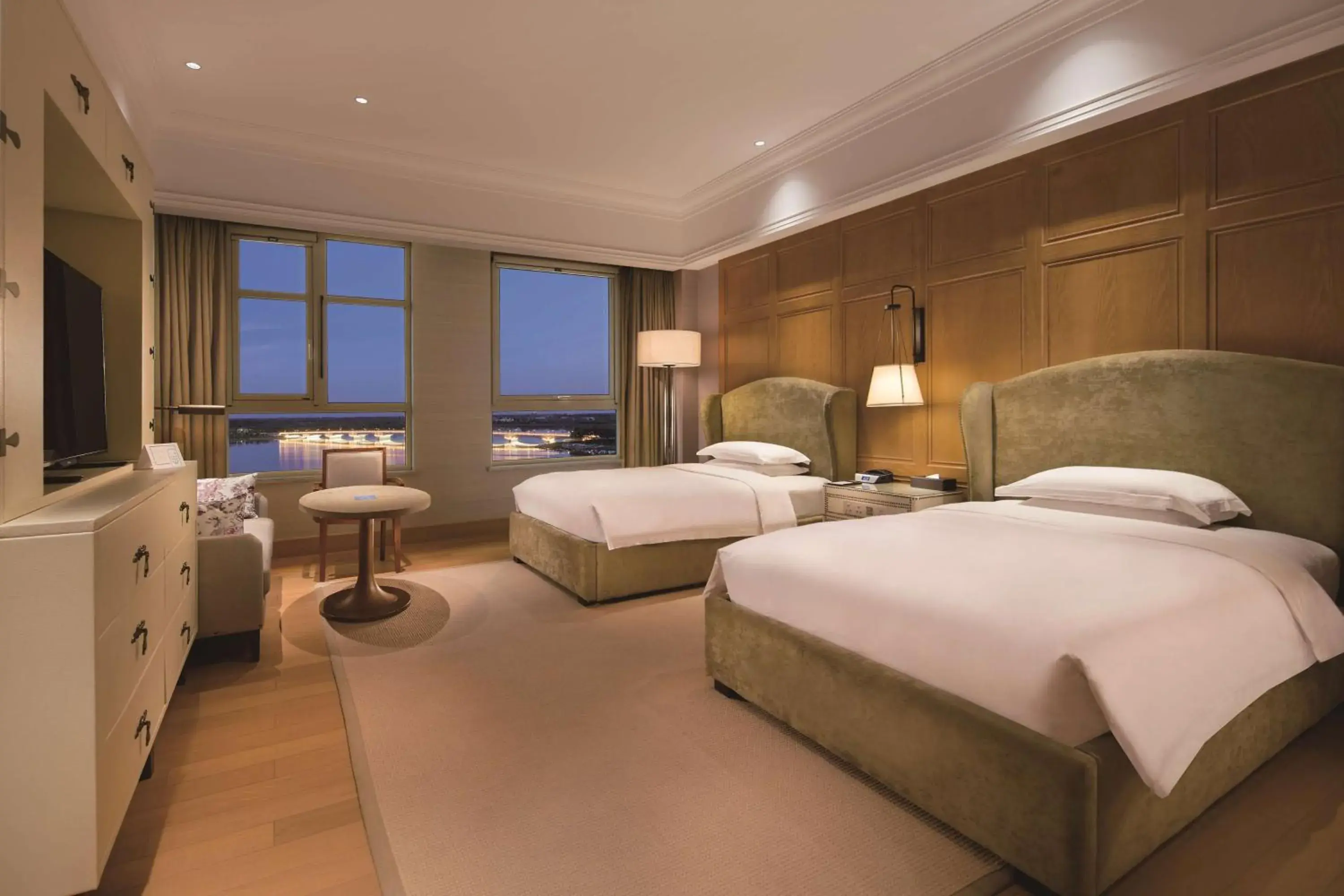 View (from property/room), Bed in Hilton Wenan View (from property/room), Bed in Hilton Wenan