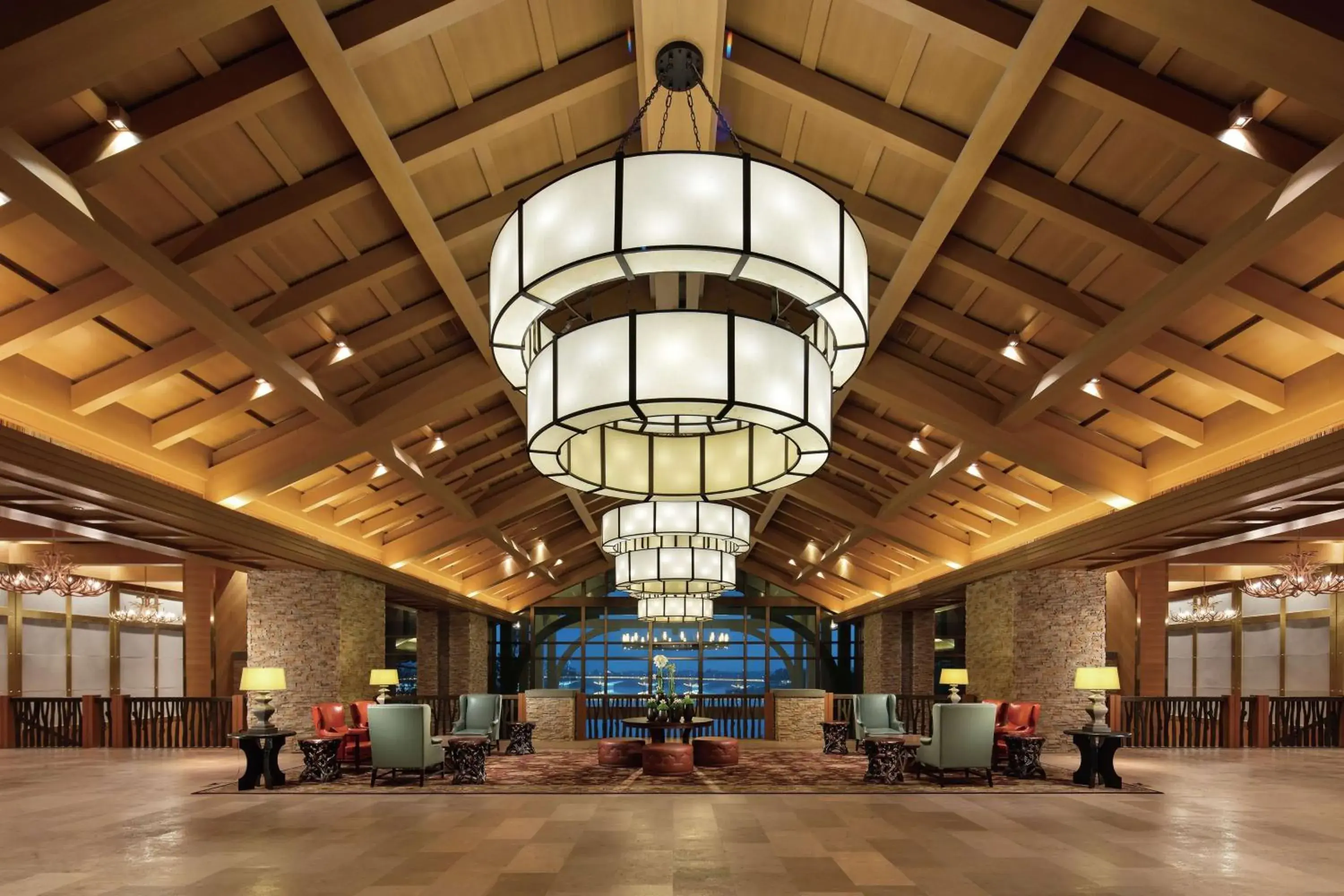 Lobby or reception in Hilton Wenan Lobby or reception in Hilton Wenan