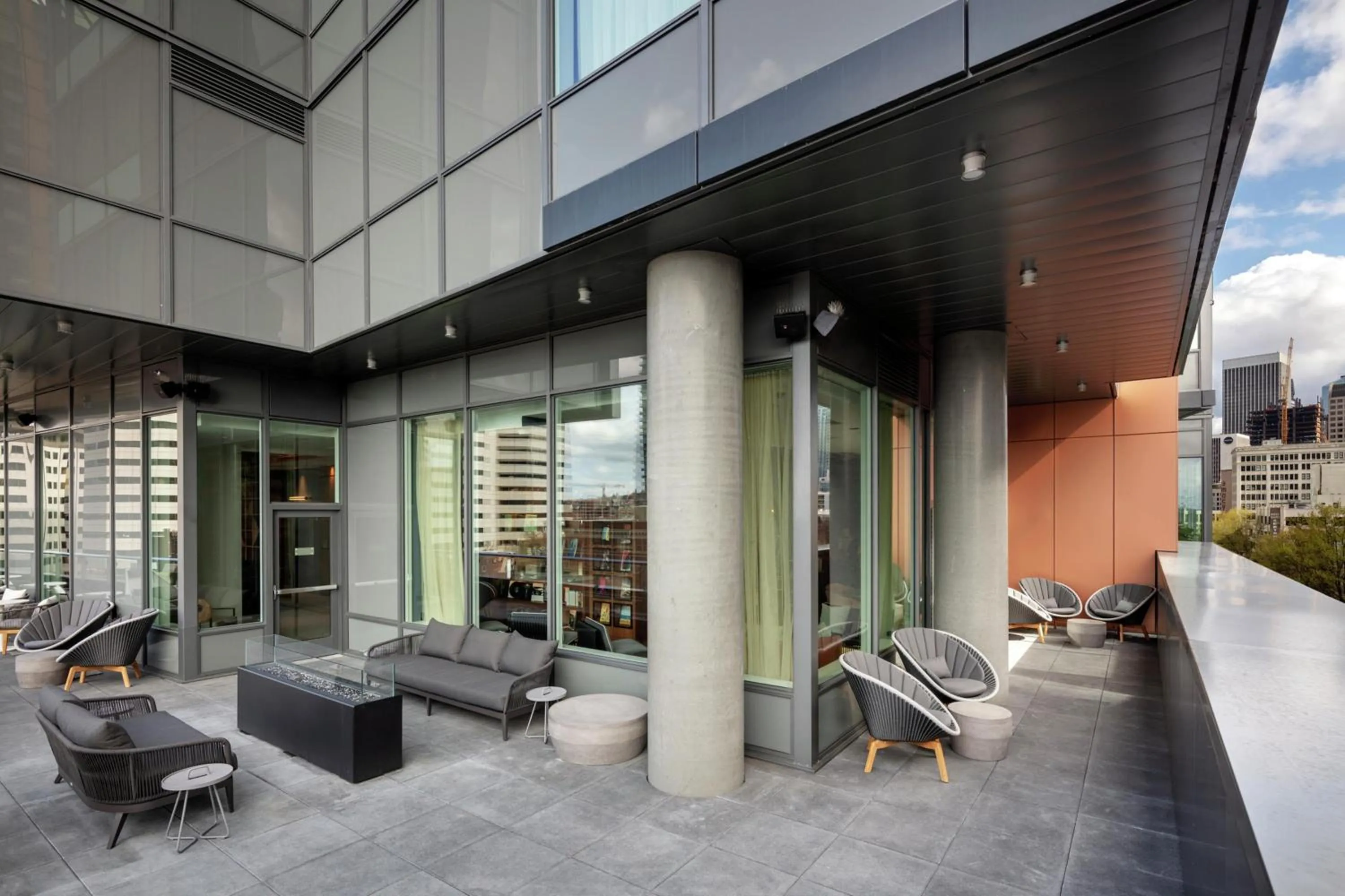 Patio in The Sound Hotel Seattle Belltown, Tapestry Collection