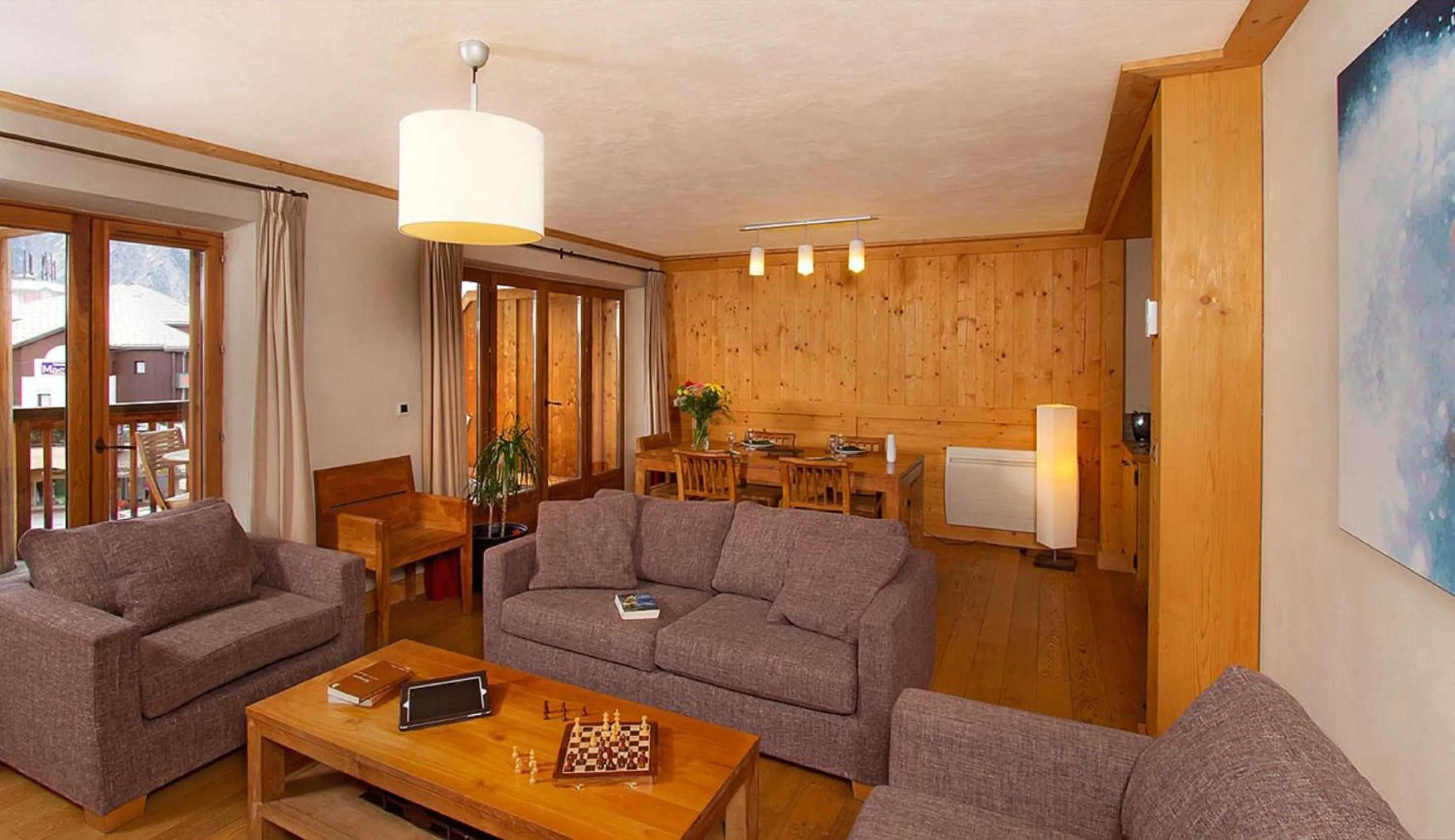 Living room in Vacancéole - Résidence Cortina