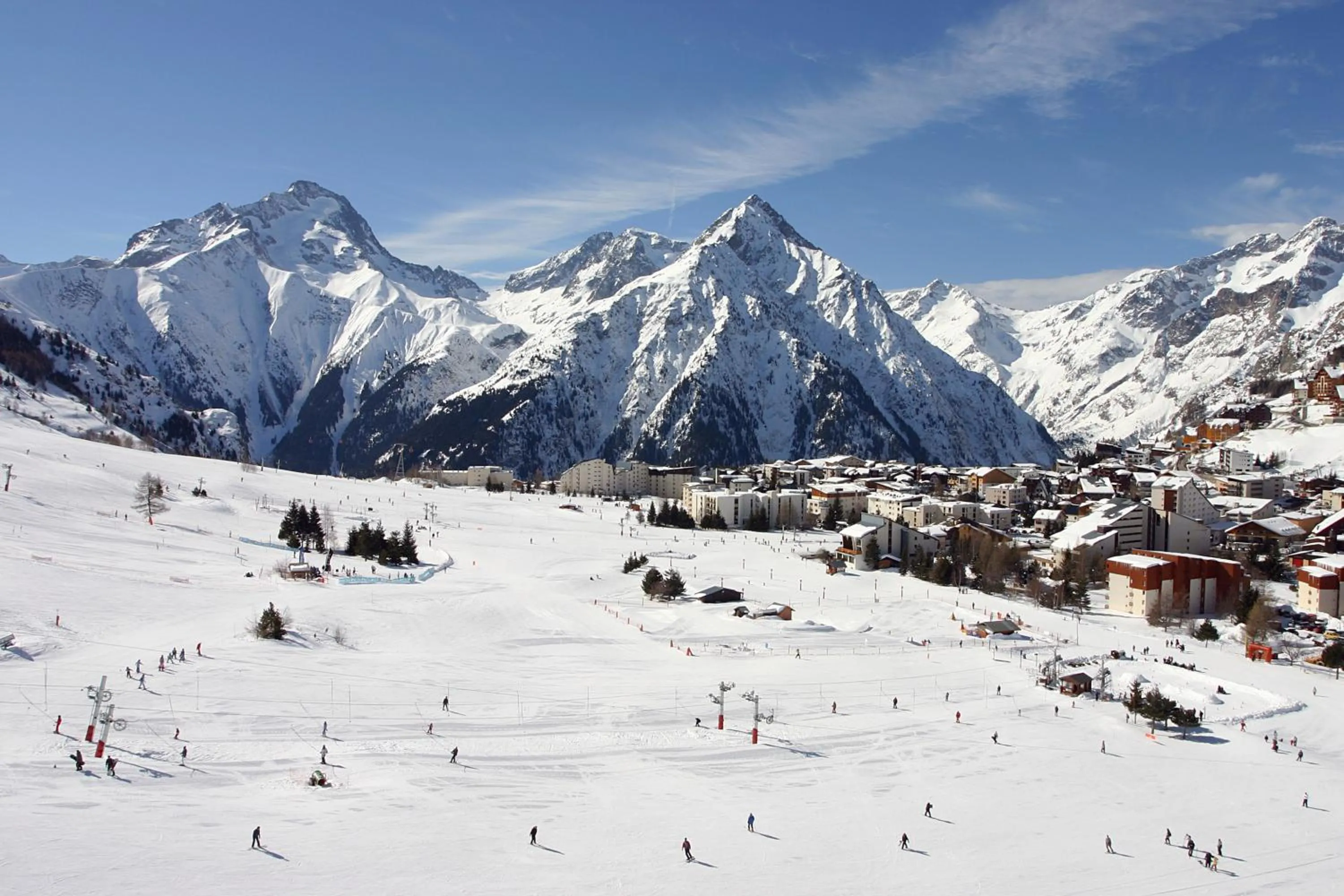 Skiing in Vacancéole - Résidence Cortina
