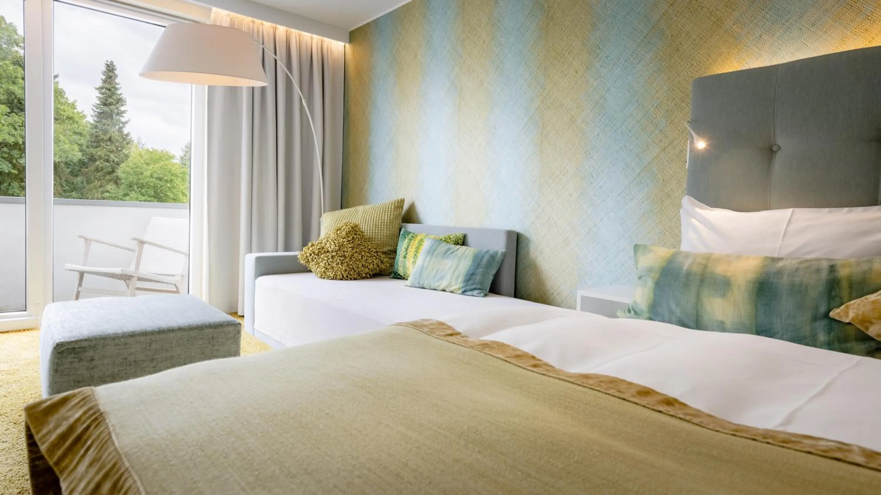 Balcony/Terrace, Bed in Das Vesper