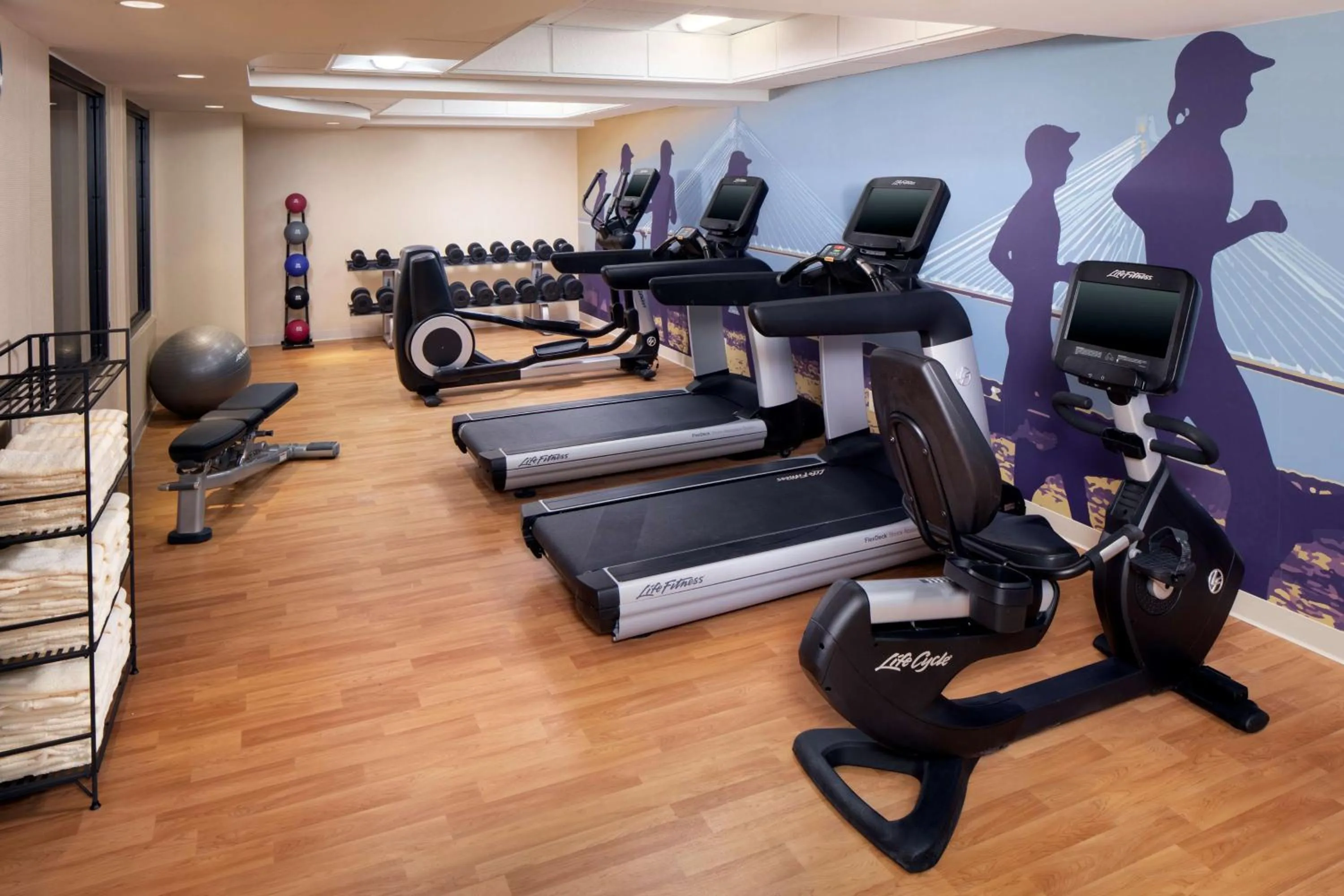 Fitness centre/facilities in Hyatt Place Mount Pleasant Towne Centre