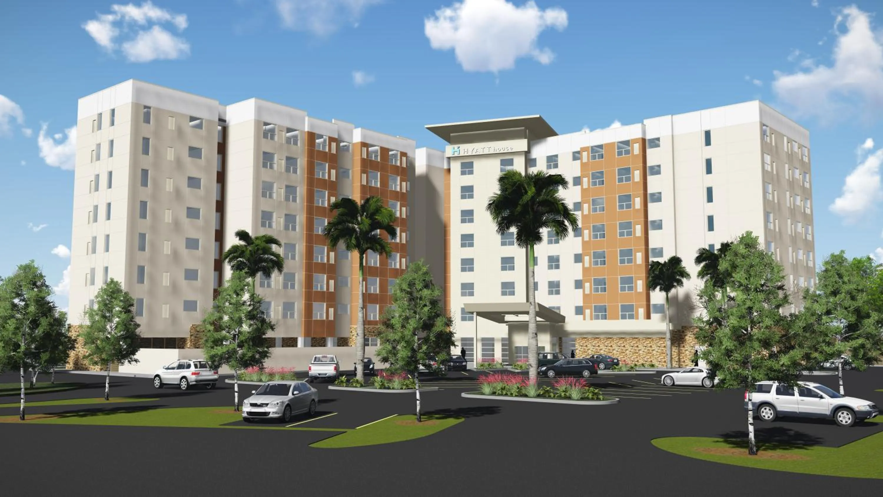 Property building in Hyatt House Orlando International Drive