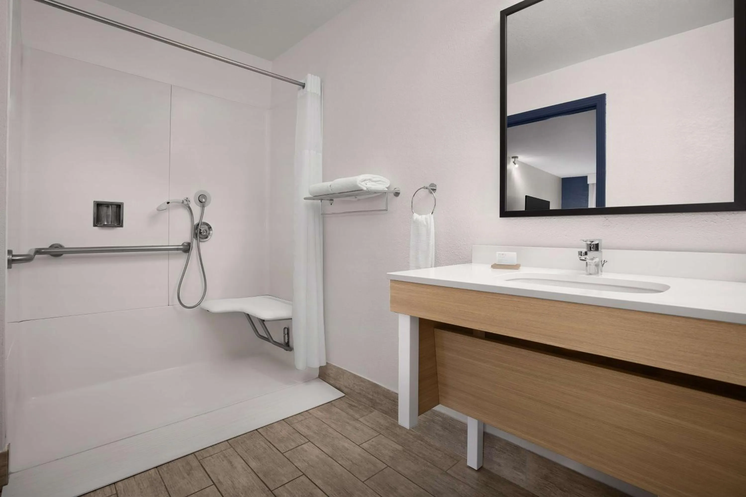 Bathroom in Spark by Hilton San Jose Airport