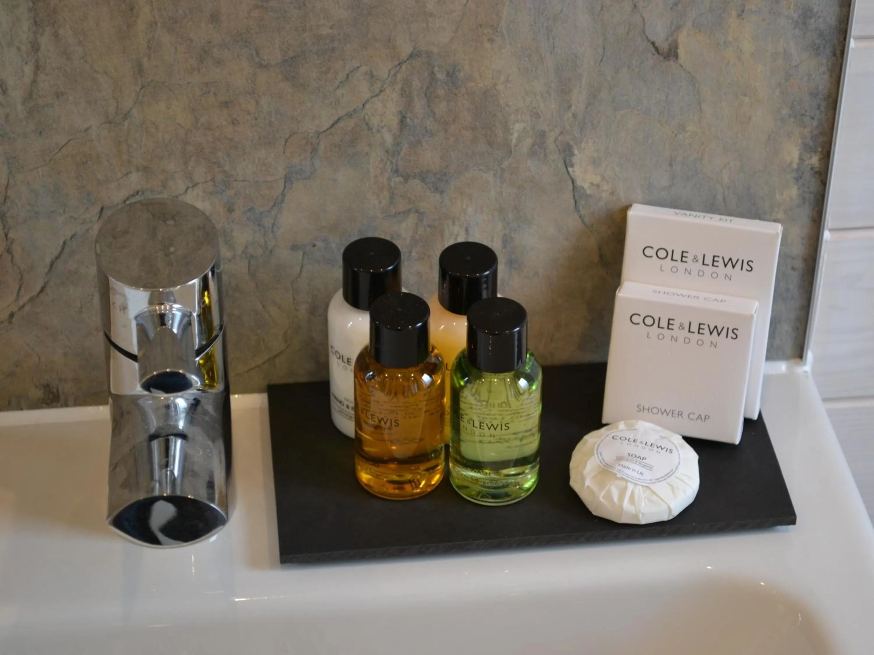 Bathroom in The Chiltern Lodges at Upper Farm Henton