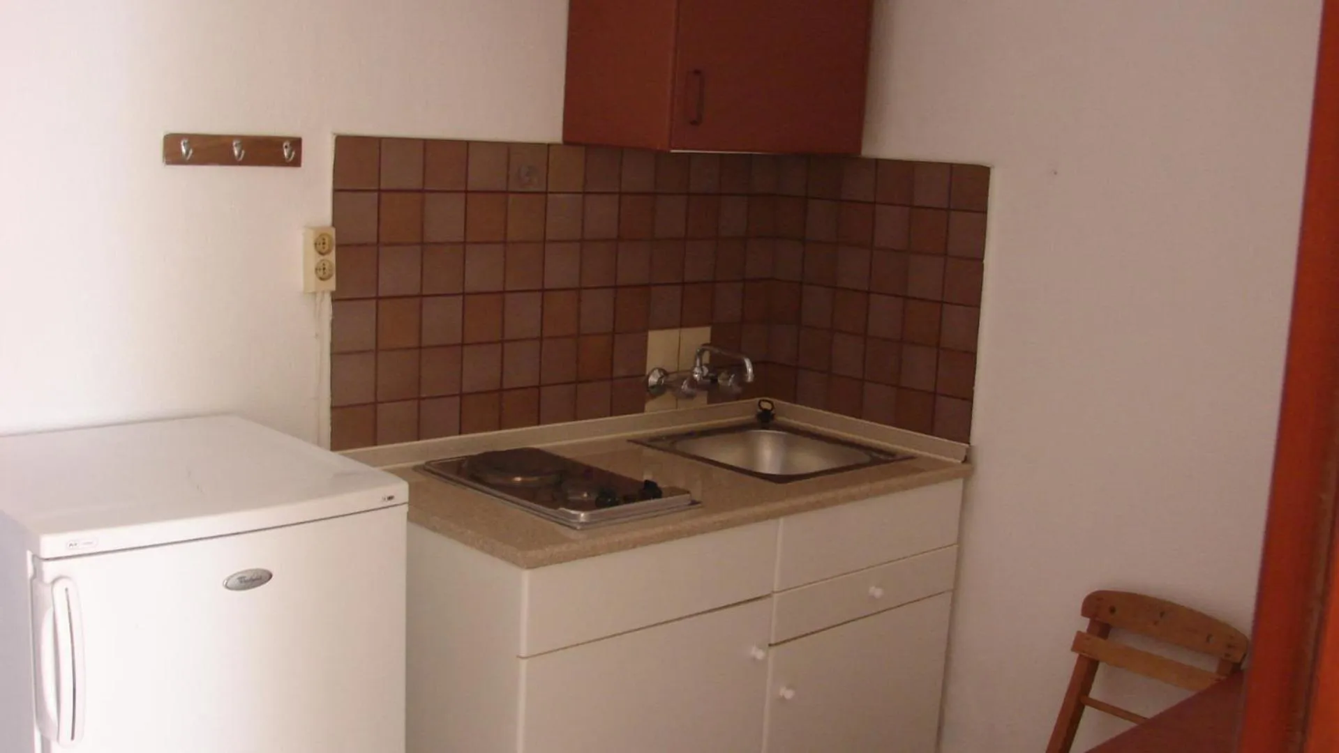 Kitchen or kitchenette in Apostolis studios Pefki Lindos Rhodes