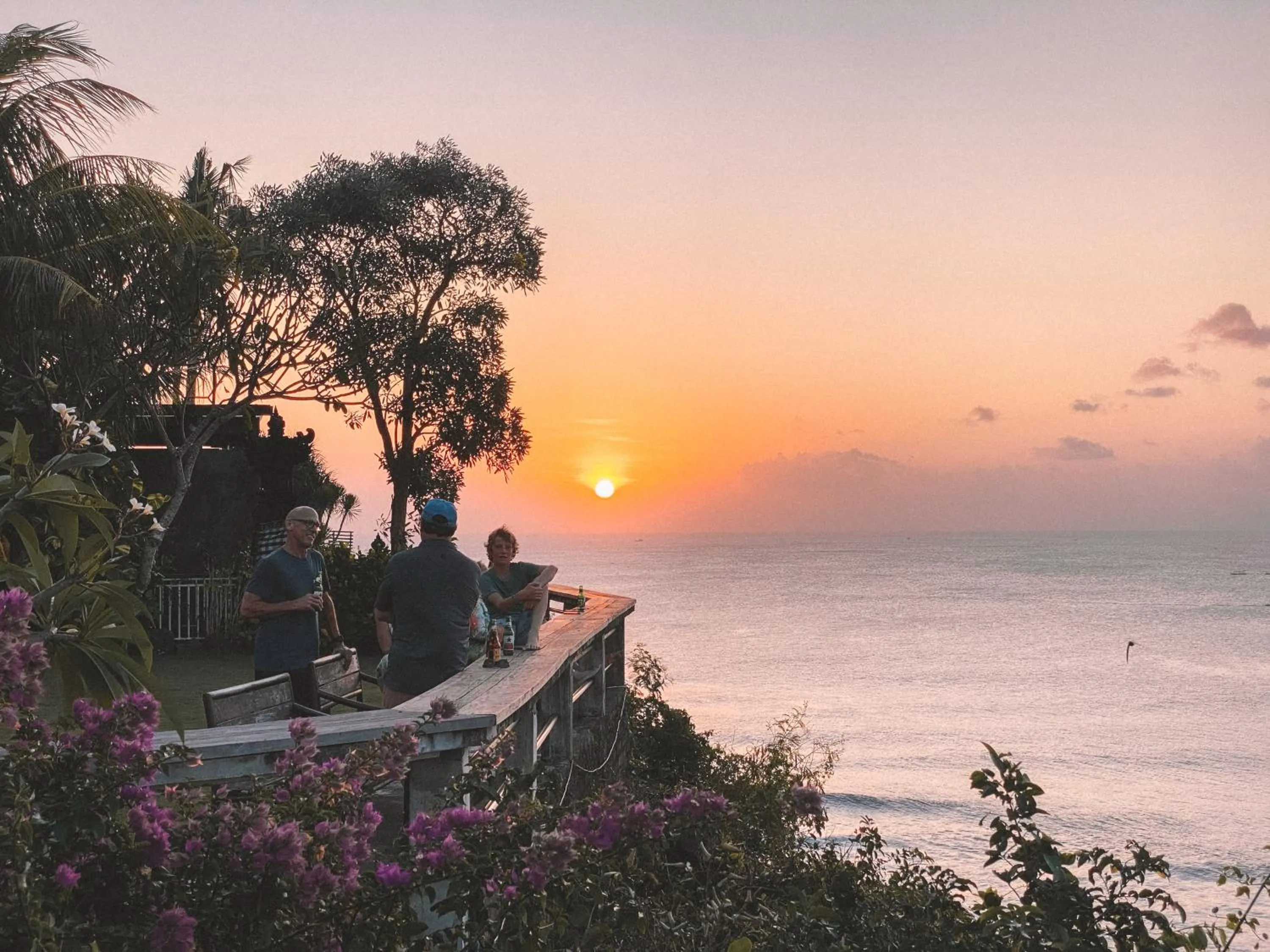 Sunset in Uluwatu Cottages