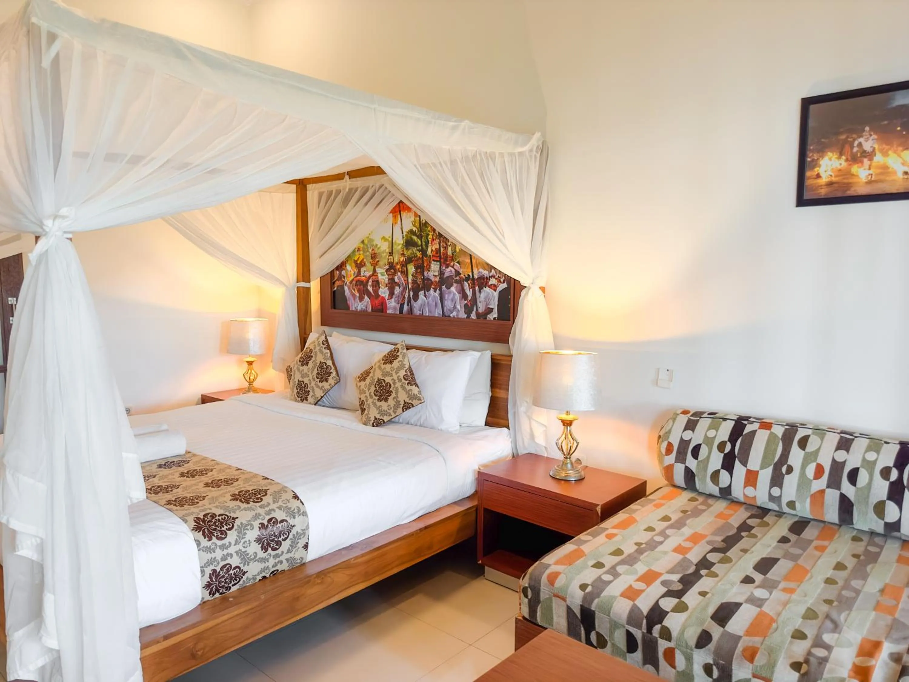 Bed in Uluwatu Cottages