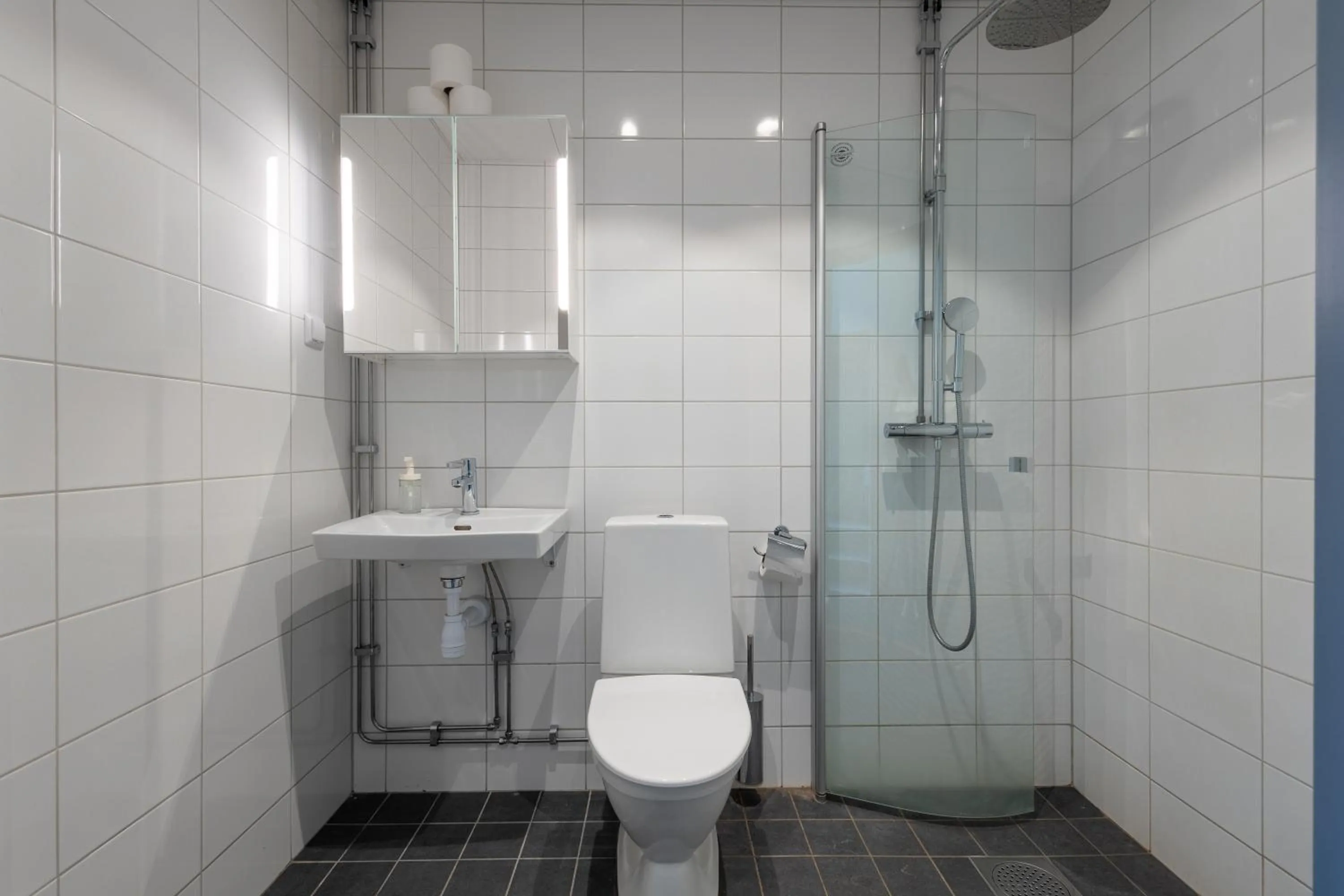 Bathroom in Stockholm Hotel Apartments Sollentuna