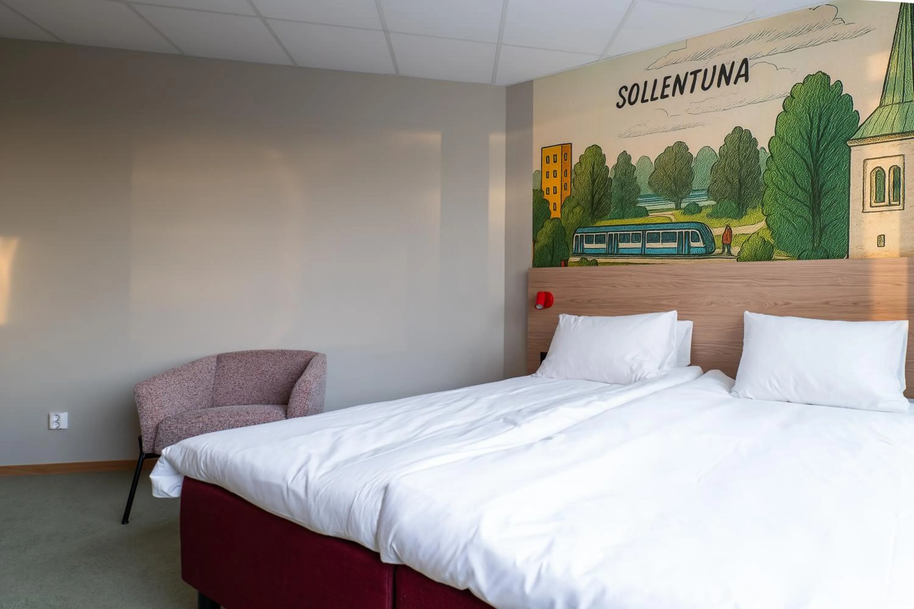 Photo of the whole room, Bed in Good Morning Sollentuna