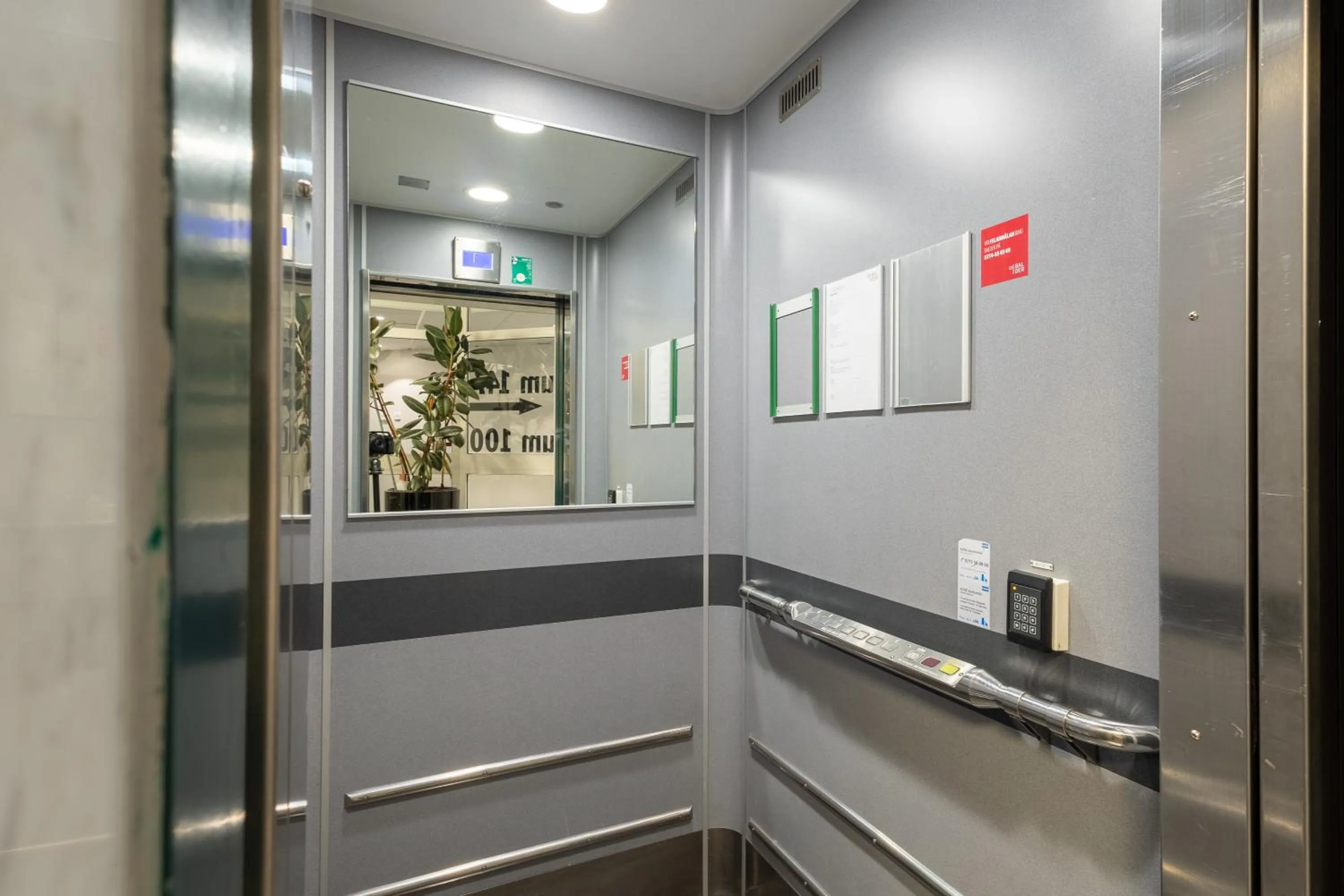 elevator in Stockholm Hotel Apartments Sollentuna